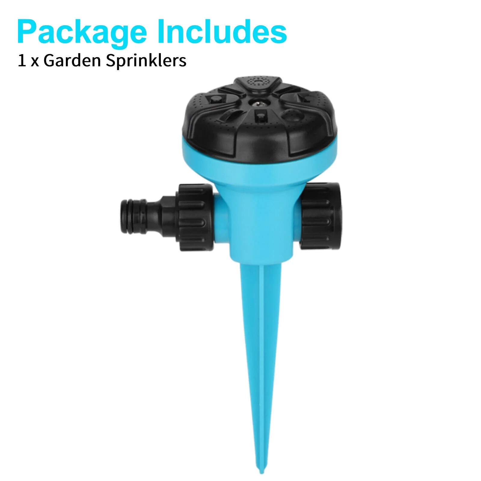 360° Rotatable Auto Lawn Garden Sprinkler Watering System Water Spray Grass Yard