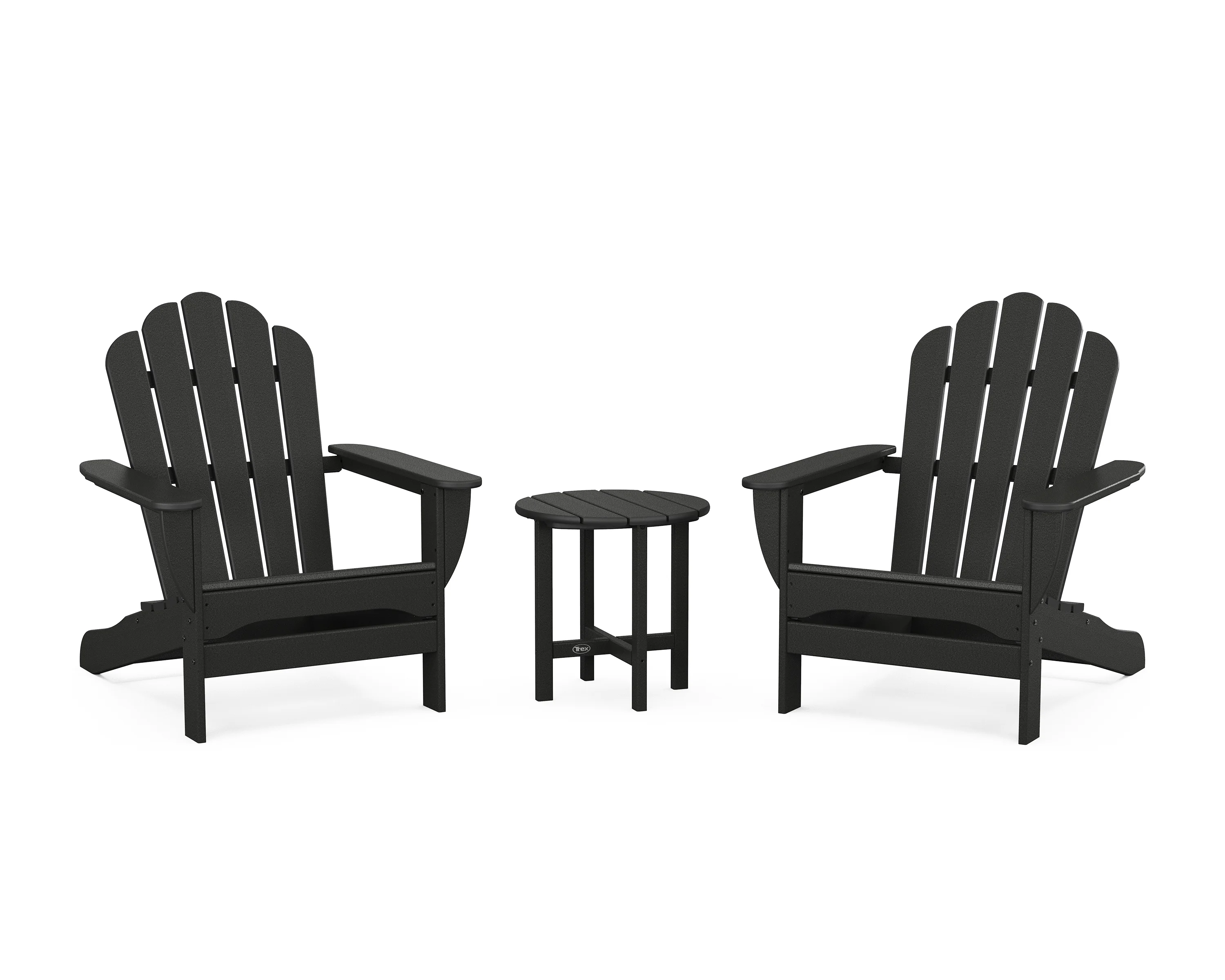 Trex® Outdoor Furniture™ 3-Piece Monterey Bay Oversized Adirondack Set in Charcoal Black
