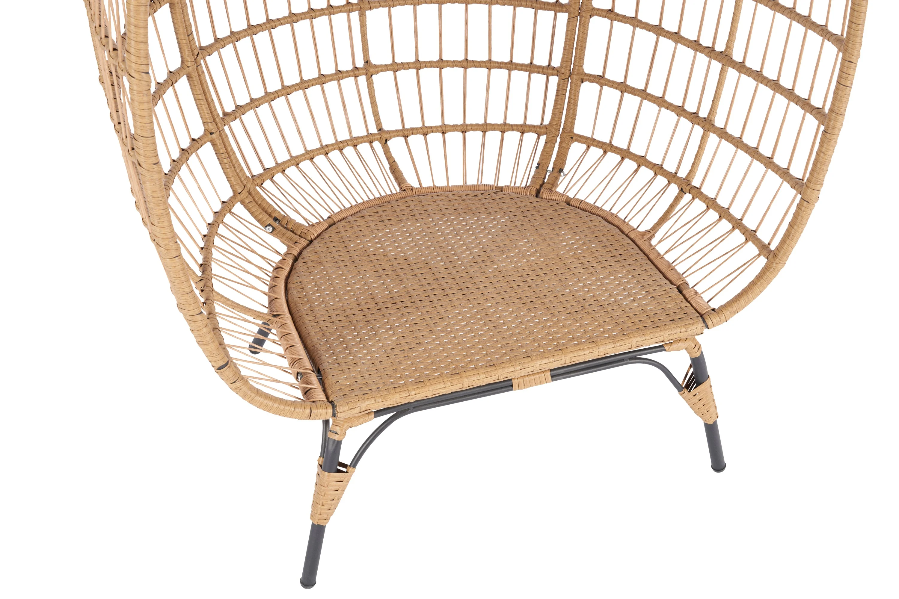 Opal Patio Wicker Egg Chair - Beige