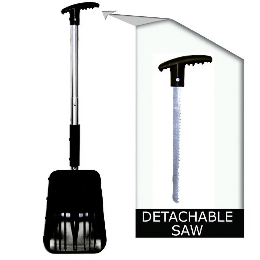 SNOW SHOVEL WITH DETACHABLE SAW