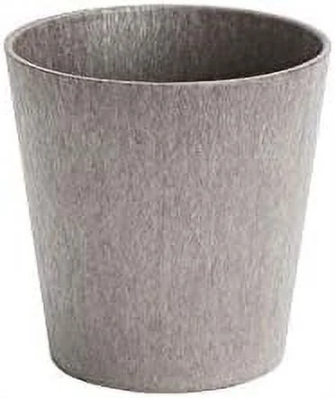 63060 Metallic Round Planter, Pewter