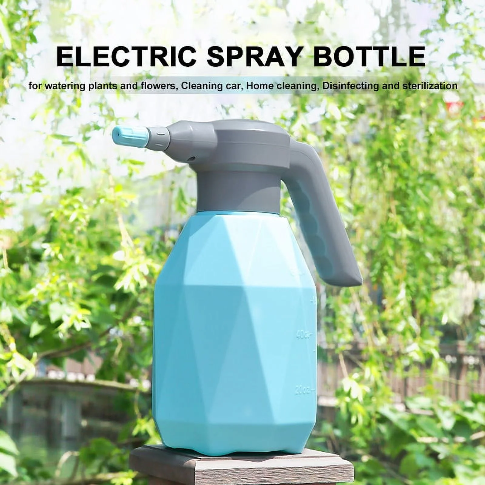 2L Garden Sprayer Tool Automatic Plant Watering Can Bottle Garden Sprayer Bottle USB Garden Watering Can Machine Electric Fogger