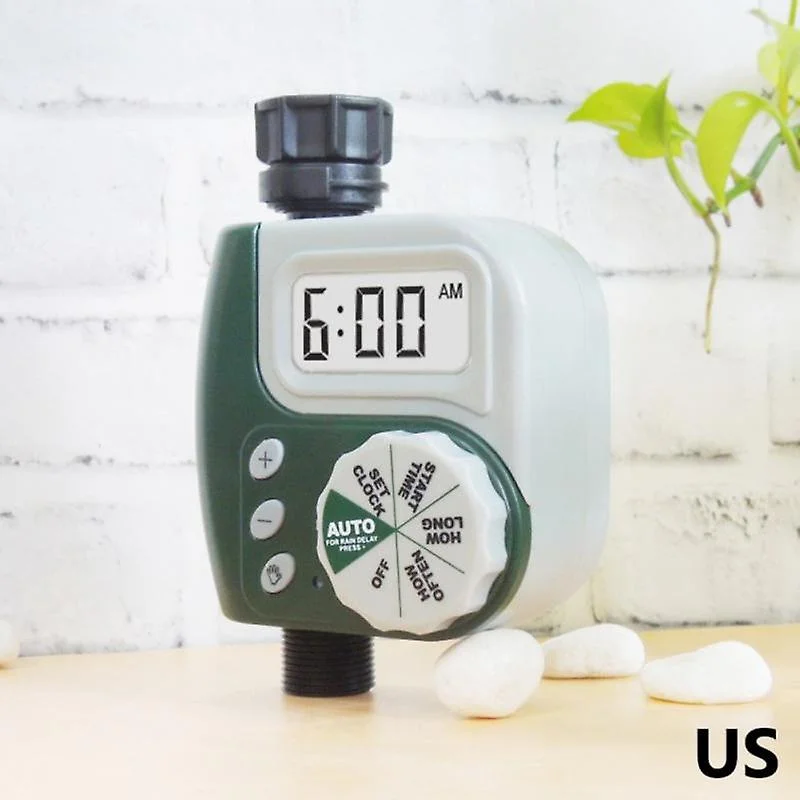 Automatic Electronic LCD Display Home Solenoid Valve Water Timer Garden Plant Watering Timer Irrigation Controller System 1 Pcs