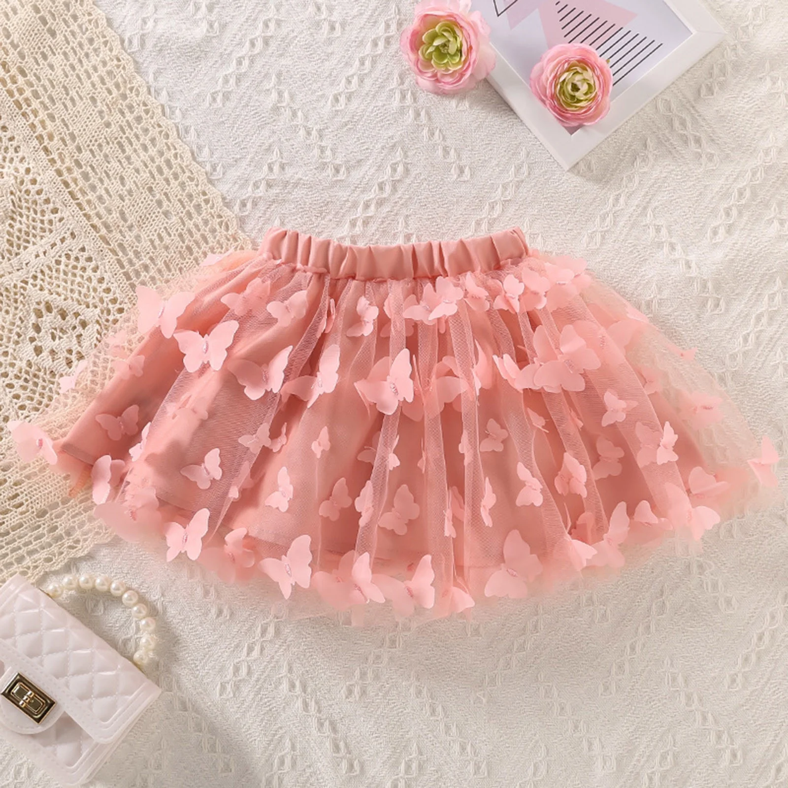 Autumn Tennis Skirt Toddler Kids Solid Tulle Tutu Tiered Skirt Princess Party Skirt Layered Skirt For Little Girls 1 10 Years Skirt Hangers For Women