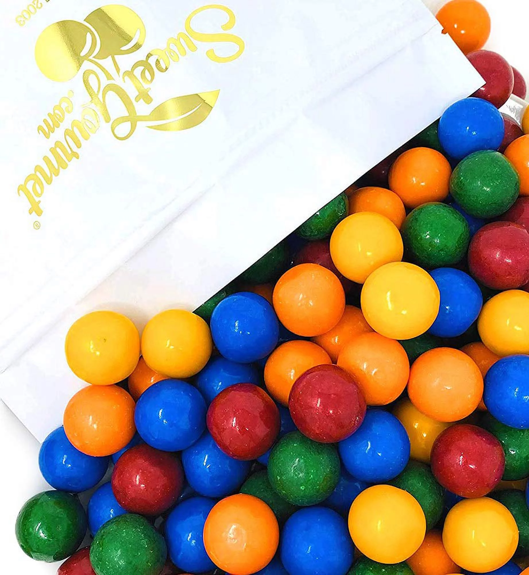 SweetGourmet Cry Baby Guts | Extra Sour Candy Filled Dubble Bubble Gumballs | Kosher | 5 pounds