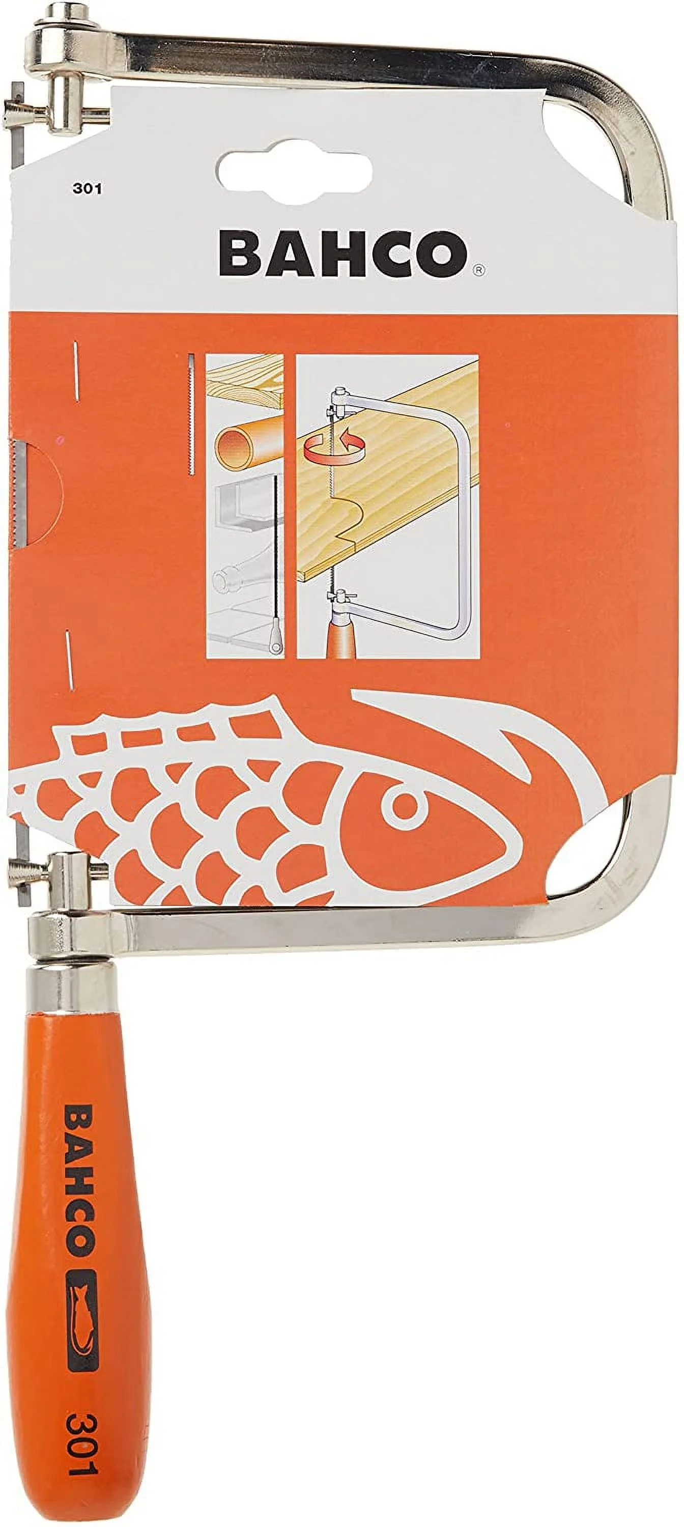 BAHCO 301 6 1/2 Inch Coping Saw