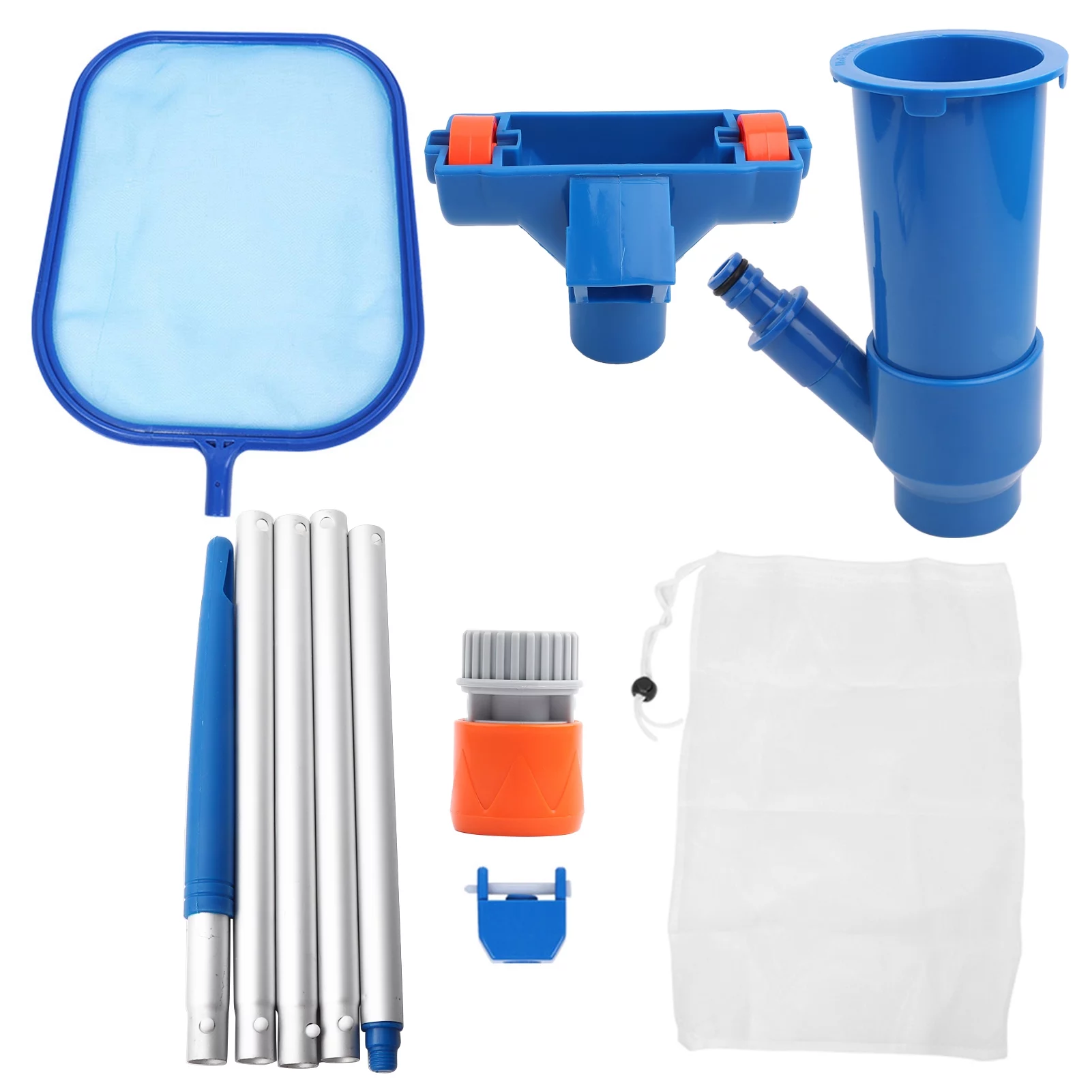 ZPSHYD Leaf Skimmer, Swimming Pool Leaf Mesh Net Set Pools Leaf Skimmer Cleaning Tools for Pond Fountain