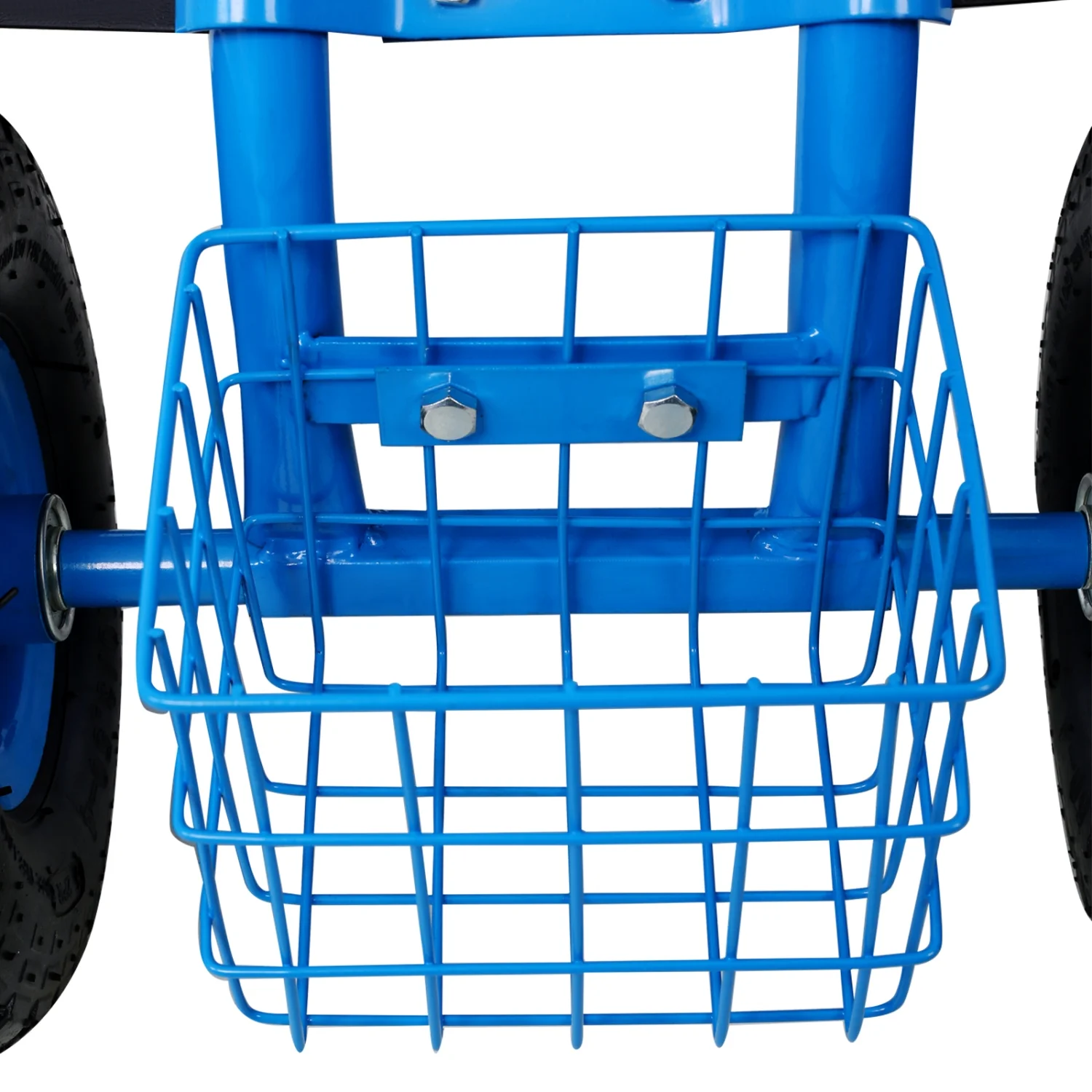 Rolling Garden Scooter Garden Cart Seat with Wheels and Tool Tray  360 Swivel Seat Blue