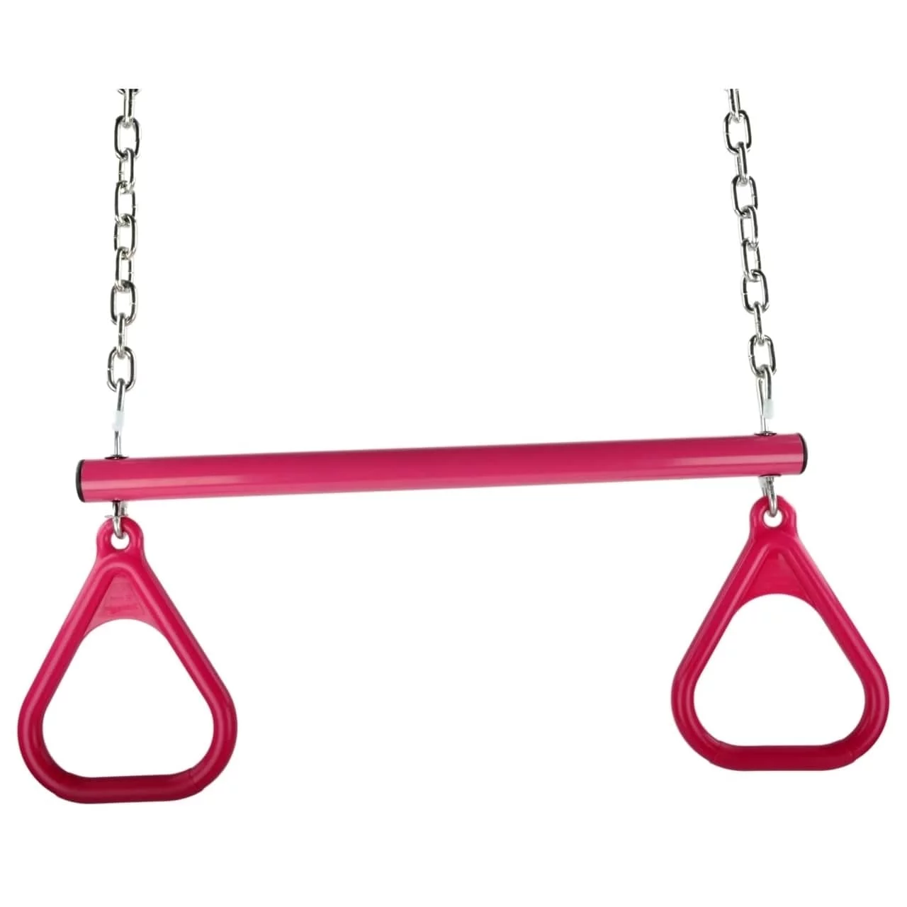 Swing Set Stuff Inc. Trapeze Bar with Uncoated Chain Pink
