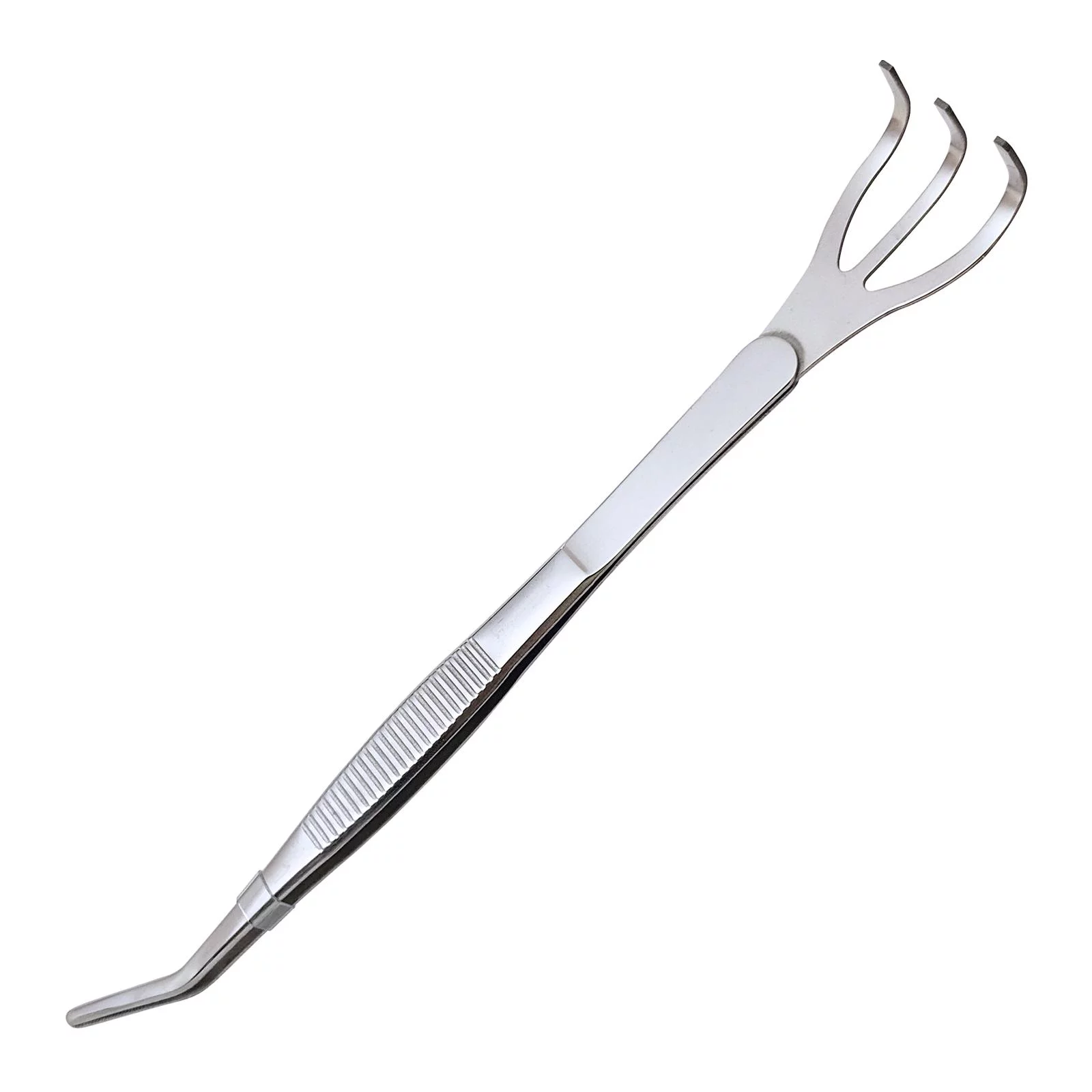 Soil Loosening Tweezer Stainless Steel Tweezer Bonsai Tweezer Fish Tank Tweezer curved rake