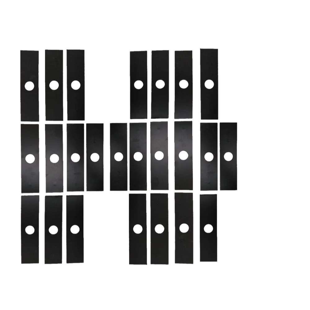 Proven Part 25 Pack Edger Blades 8X2 - 1 In Center Hole 720237001 4133 713 4102 578 39 28-02