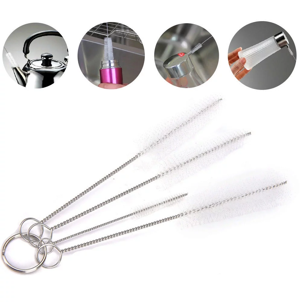 iju7gthy Shower Head Extension Arm Brushed 1Set Tea Pot Spout Bottle Brush Kettle Nozzle Cleaning Kitchen Cleaner Tool *6Pcs