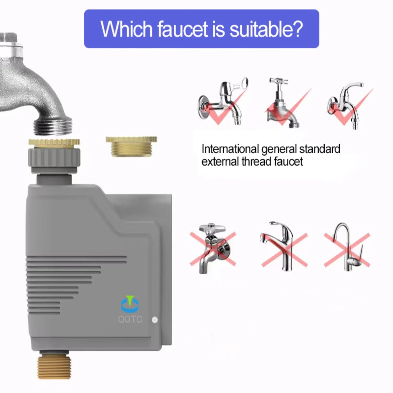 ZIGBEE Garden Watering Timer  Smart Life Sprinkler Drip Irrigation System Built-in Water Flow Recorder Water Controller