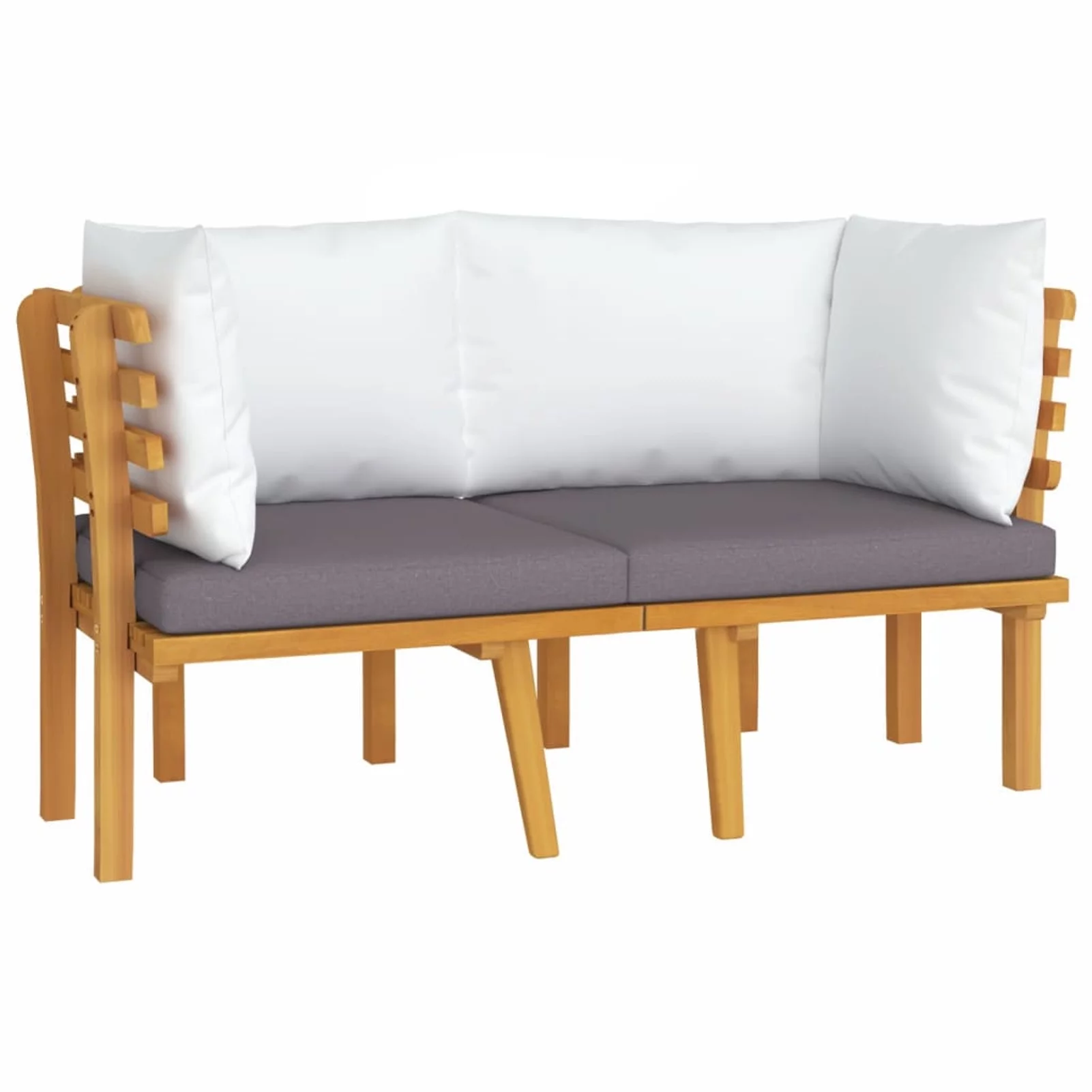 Irfora 2-Seater Patio Sofa with Cushions Solid Acacia Wood