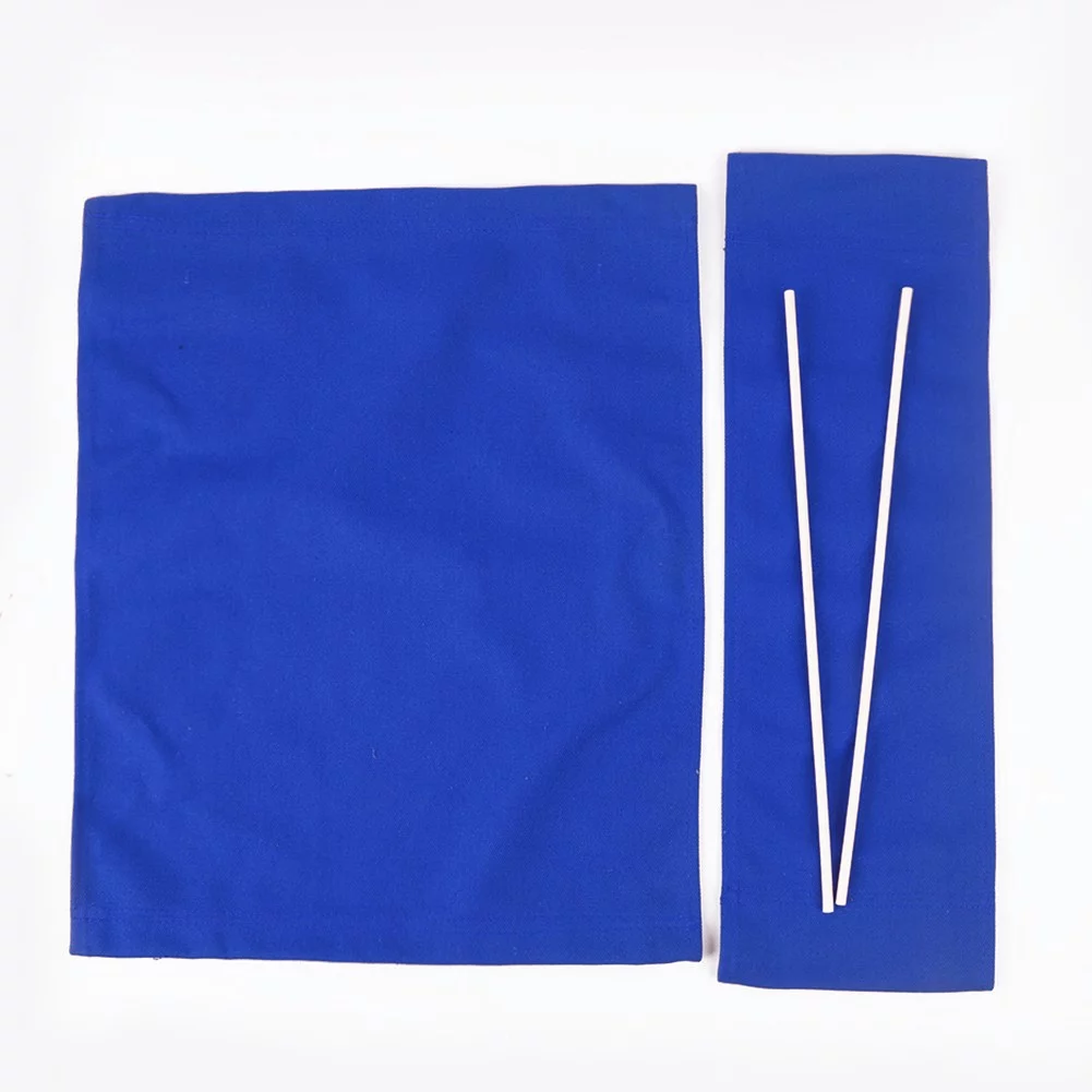 Sufanic 2 Sets Directors Chair Canvas Replacement,Makeup Chair Seat and Back Replacement Cotton Canvas Stool Protector for Home Director Chair Medium Size,19.2x15.2inch,Blue