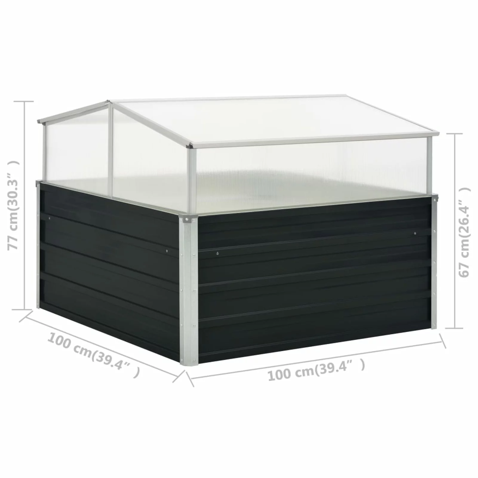 Dcenta Greenhouse Anthracite 39.4