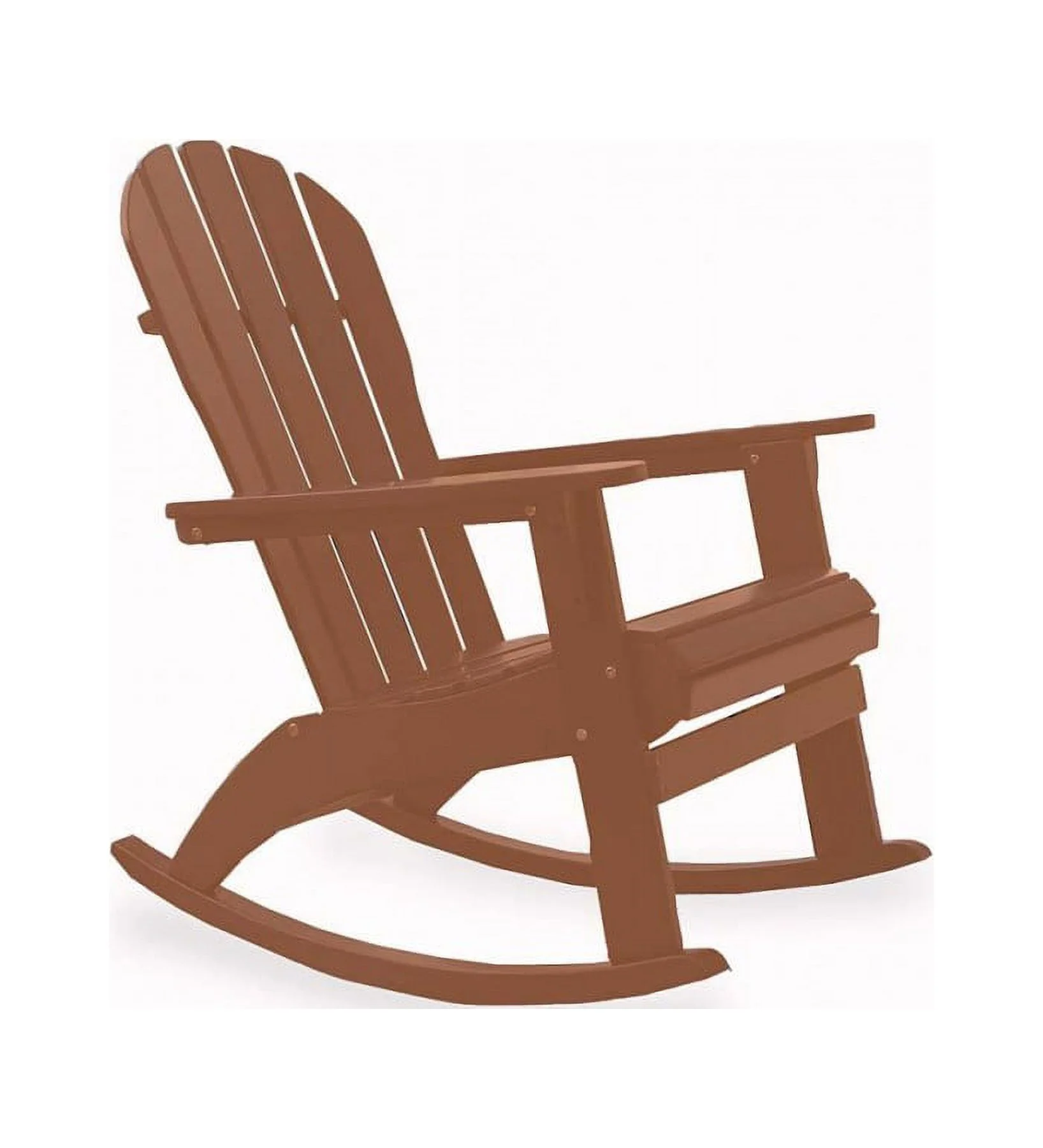 Plow & Hearth Wooden Adirondack Rocker - Natural