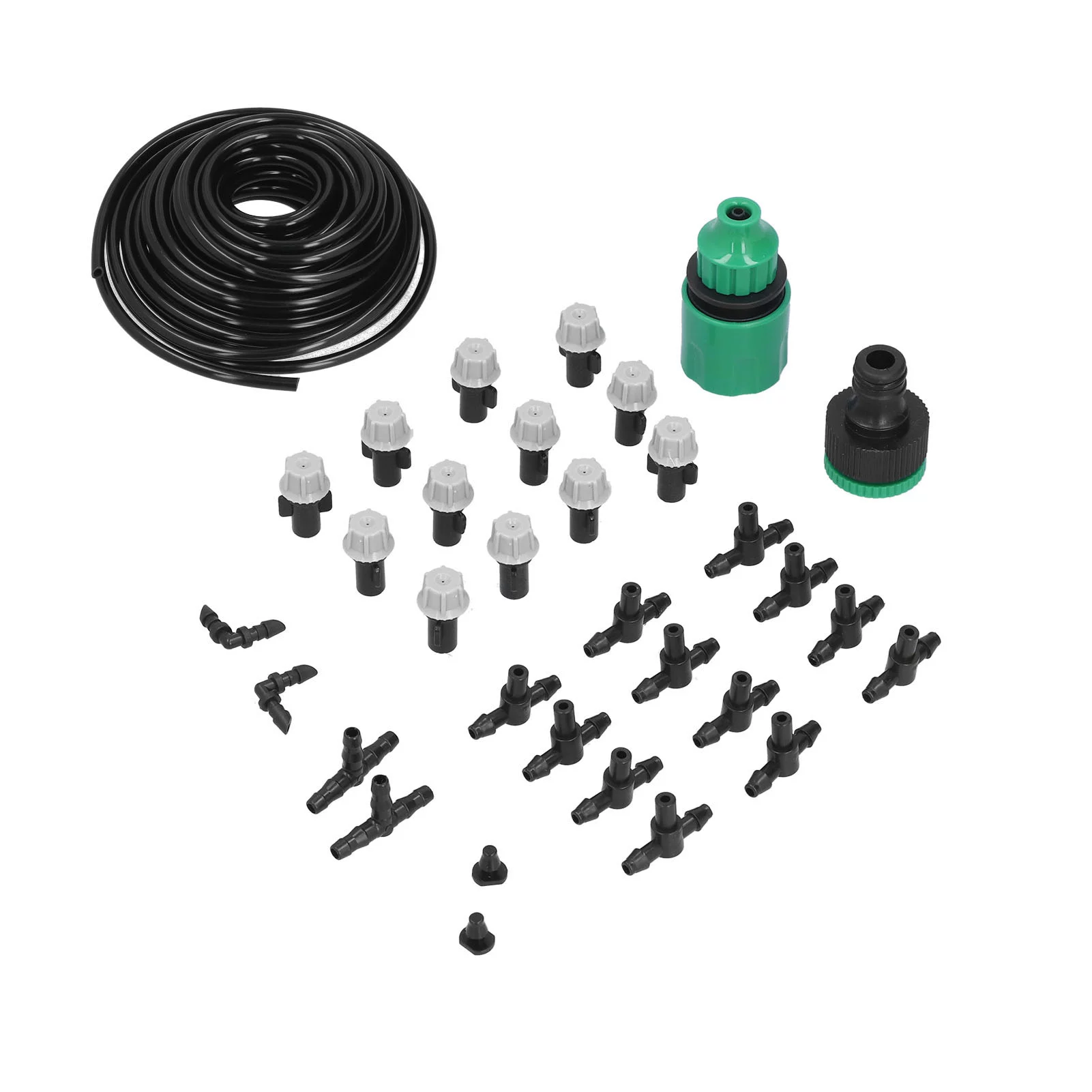 Irrigation System Irrigation Kit 10m Hose Watering Sprinkler Punch Free Automatic Atomizing Nozzle Garden Irrigation Set