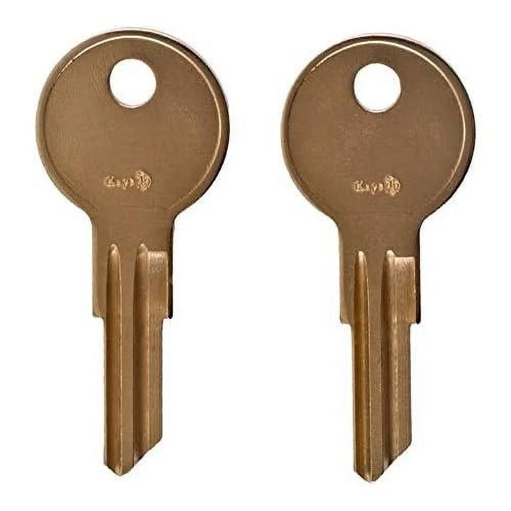 Pair Of 2 -Replacement Keys For T01 T02 T04 Husky Tool Box (Husky ) Home Depot. Keys Pre Cut To Code By (T02 Husky)