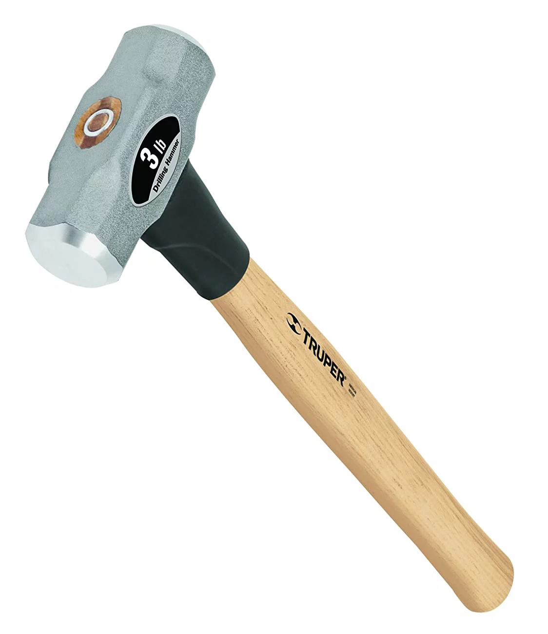 Truper 30914 3-Pound Engineer Hammer, Hickory Handle, 16-Inch