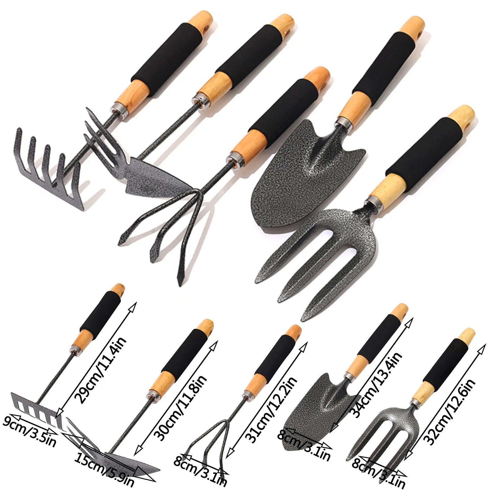 Gardening Flower Rake Flower Shovel Dual-Purpose Hoe Household Succulent Soil Potted Shovel Shovel Digging Shovel