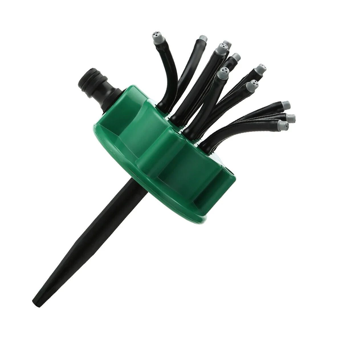 Harnent 360° Flexible 12 Tubes Garden Yard Lawn Water Sprinkler Watering Sprayer System