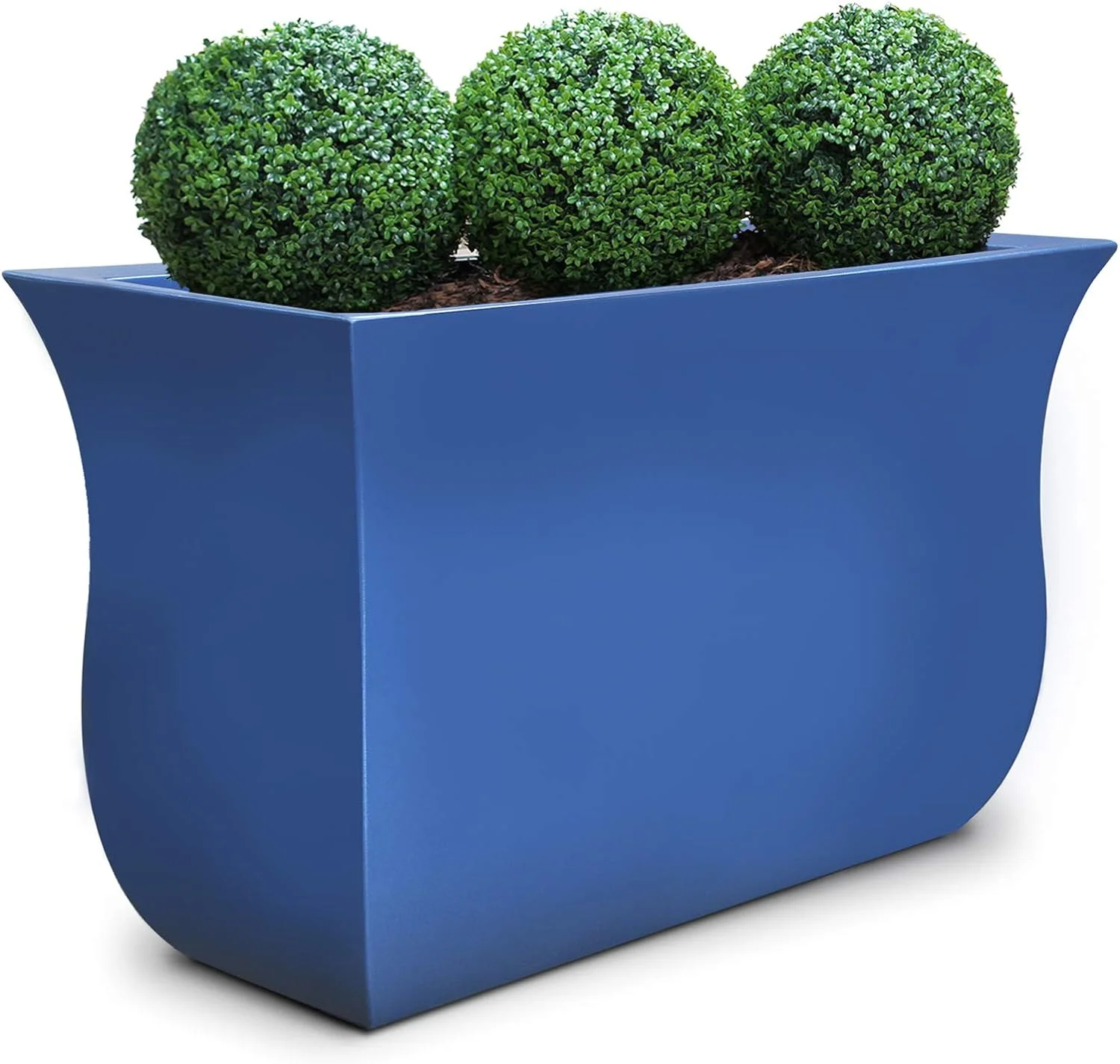 Polyethylene Planter, Neptune Blue, 36X16