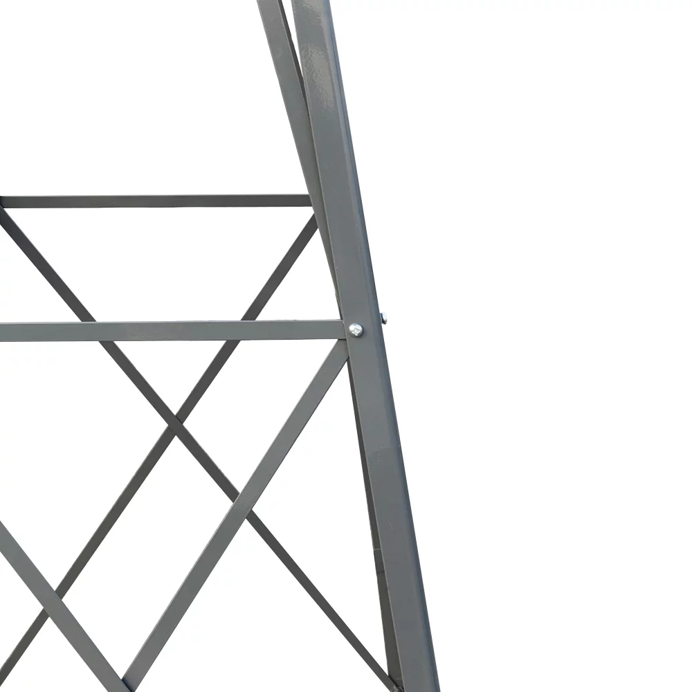 Ktaxon 8FT Weather Resistant Yard Garden Windmill Gray & Red