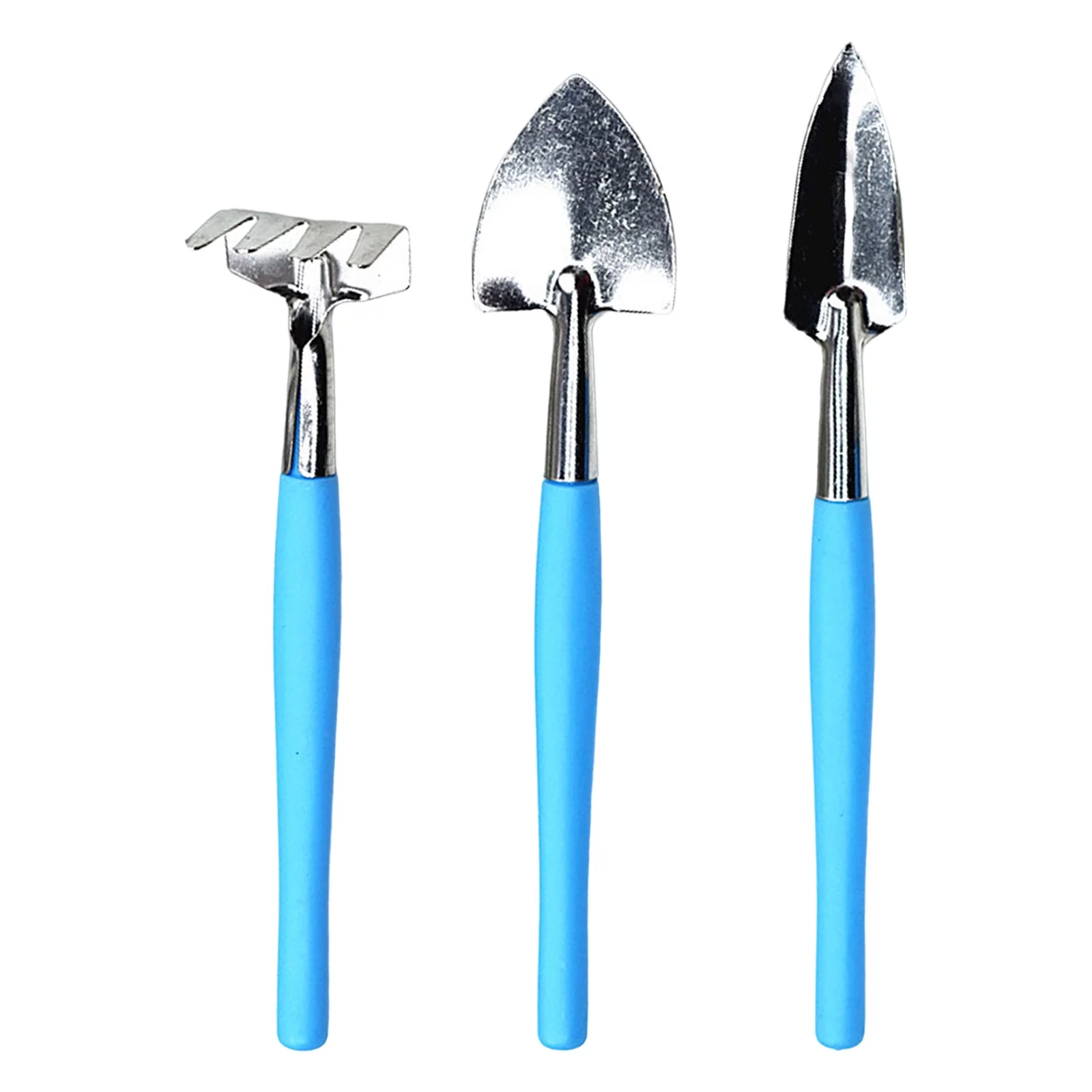 MOQIN Garden Tool Sets, Mini Gardening Stainless Steel Tools Three Sets Of Home Shovel Rake Tool Combination Succulent Tools ﻿