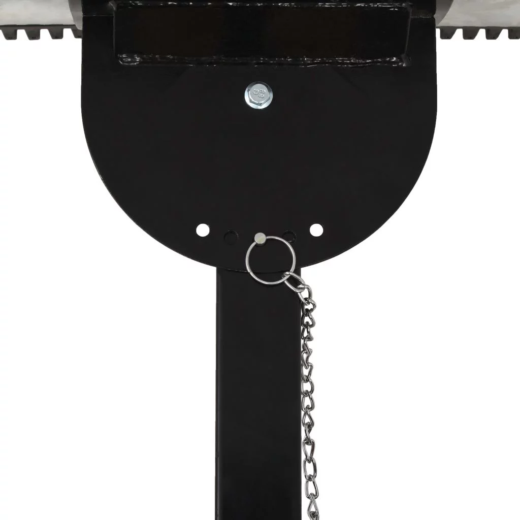 OWSOO Manual Snowplough with Wheels 39.4