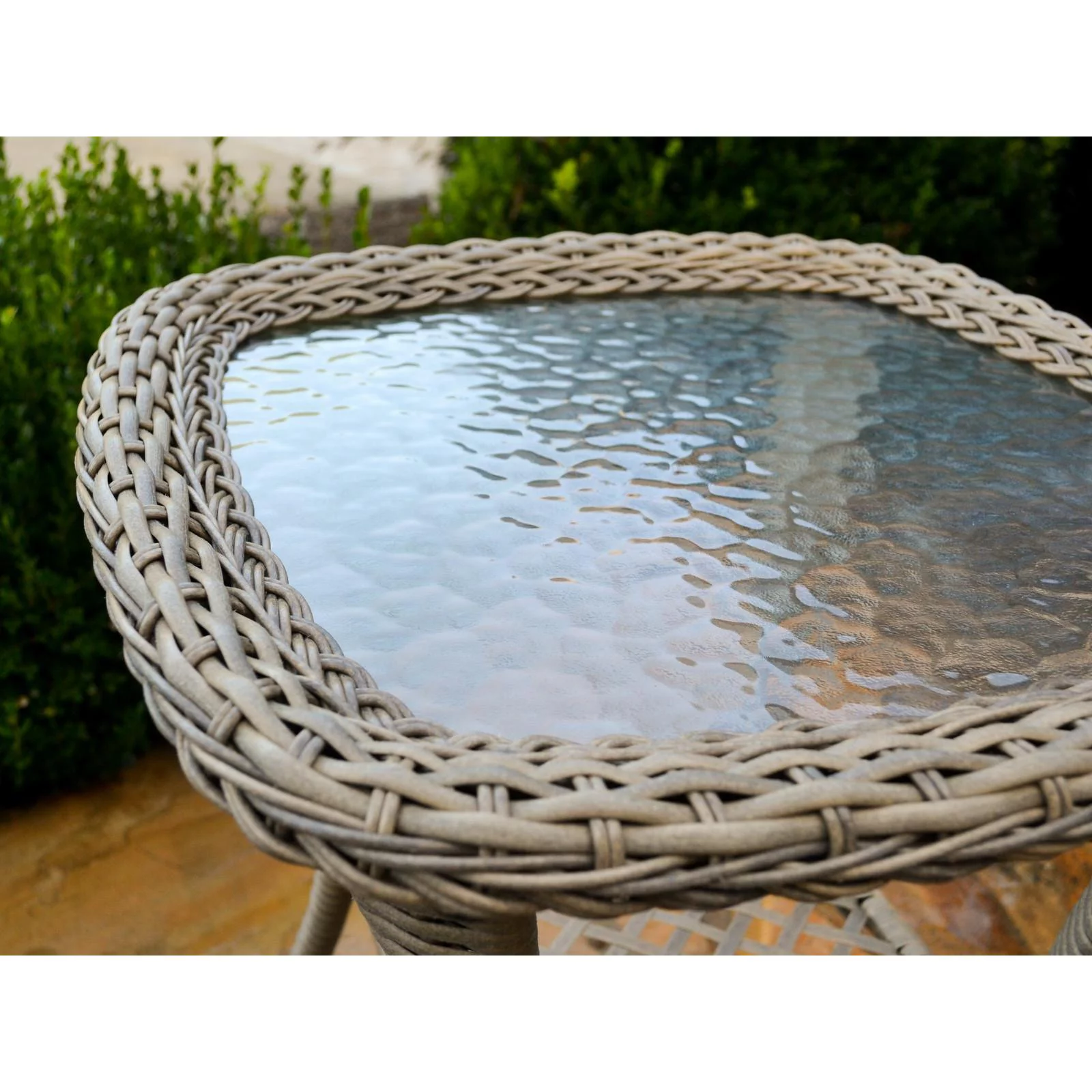 Tortuga Outdoor Hanging Nest Swing and Table Set with Swing, Stand, Cushion and Table