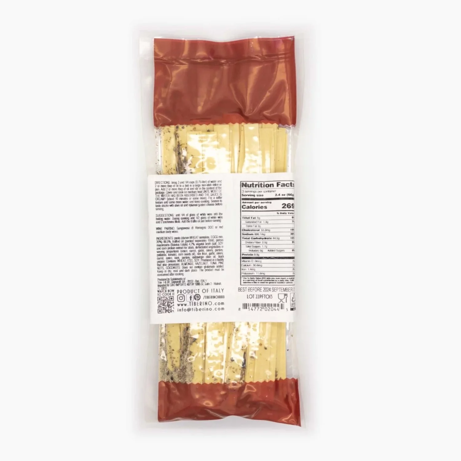 Tiberino Pappardelle with Porcini  Truffle Oil (200g / 7oz)