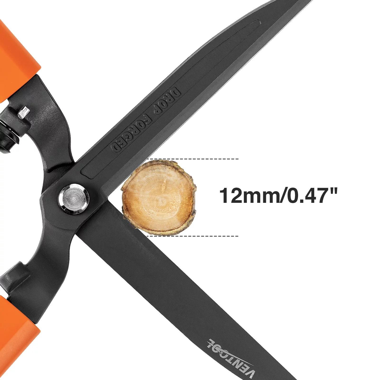 Ventool 24½-Inch Drop Forged Straight Blade Hedge Shears