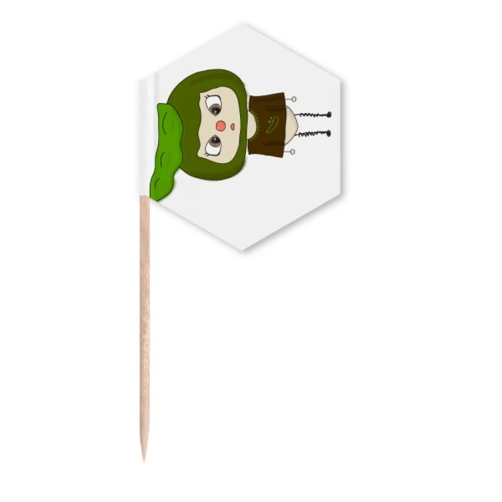 Vegetable Beans Green Delicious UU Toothpick Flags Cupcake Picks Party Celebration