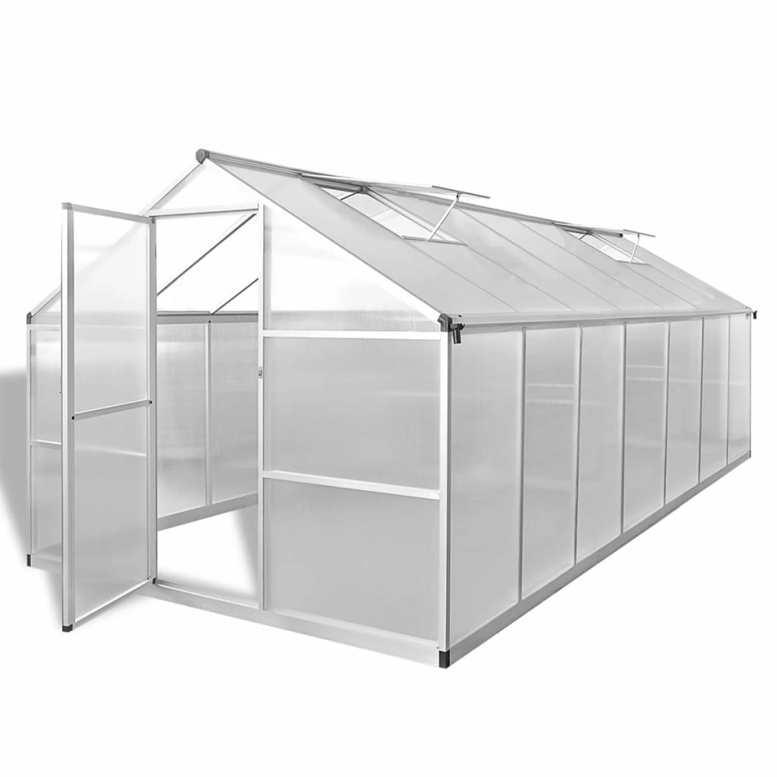 OWSOO Greenhouse Reinforced Aluminium 113.34ft²
