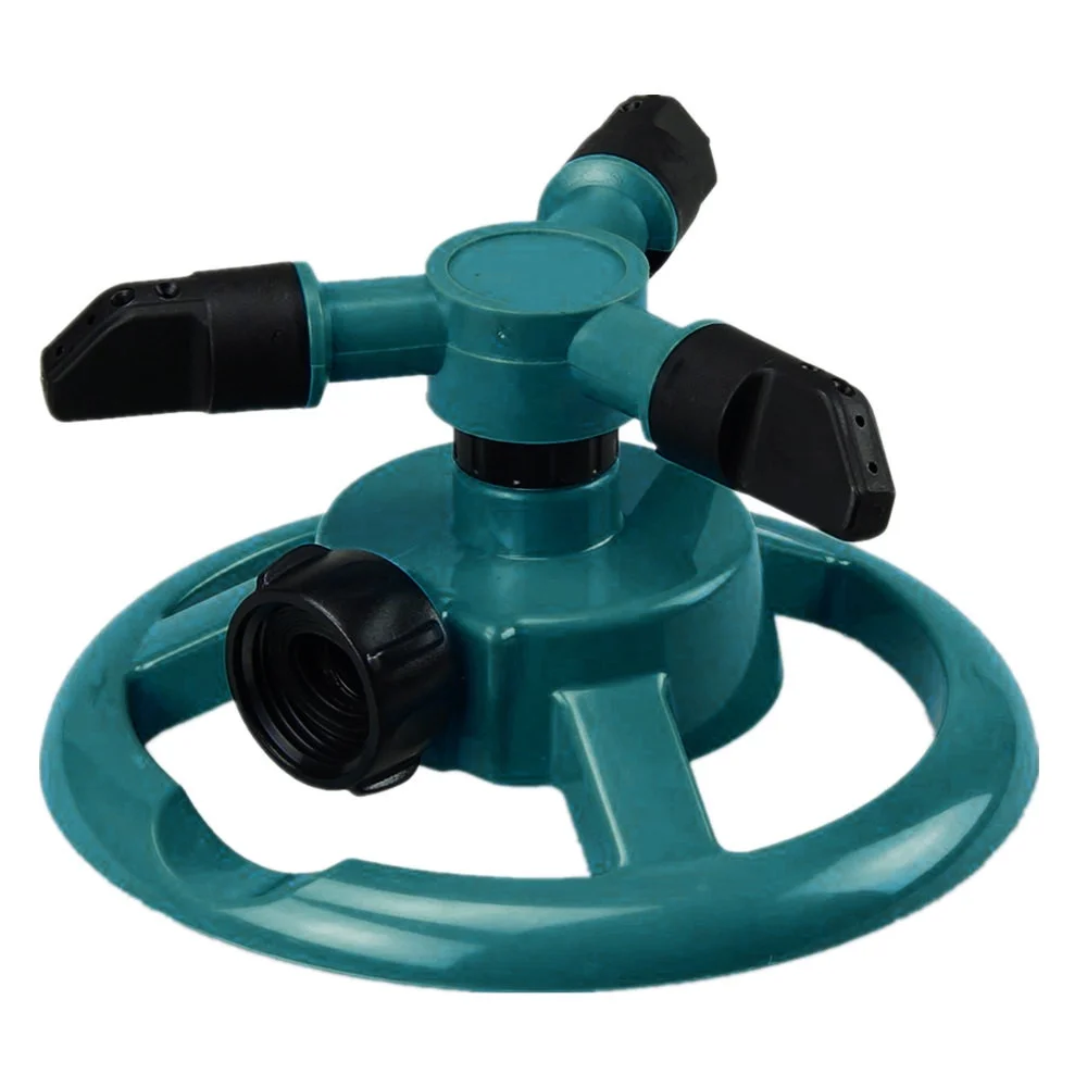 oiangi Lawn Sprinkler Automatic Garden Water Sprinklers Lawn Irrigation Rotation 360鎺?on clearance
