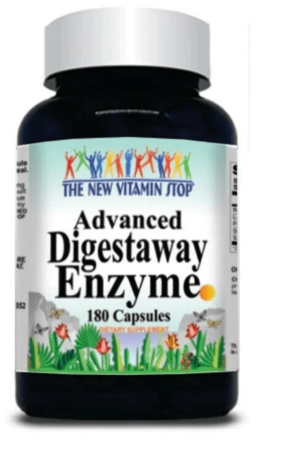 Advanced Digestive Enzymes 1350mg 180caps NonGMO/Gluten Free Bromelain/Slippery Elm