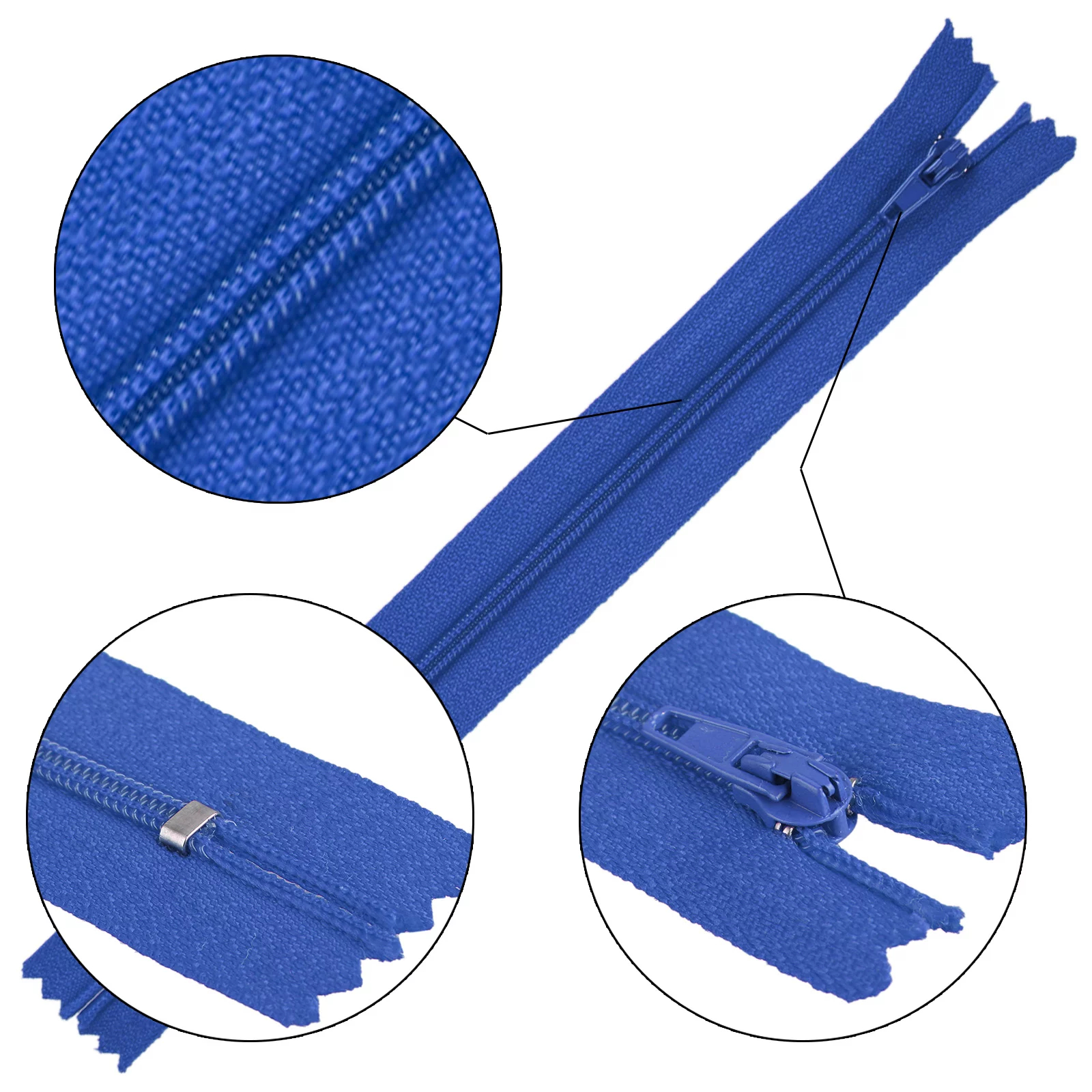 100pcs 9 Inch Mixed Nylon Coil Zippers Bulk, EEEkit Tailor Sewing Tools Garment Accessories Zipper, 20 Colors Sewing Zippers, Supplies Zippers for Tailor Sewer Sewing Crafts