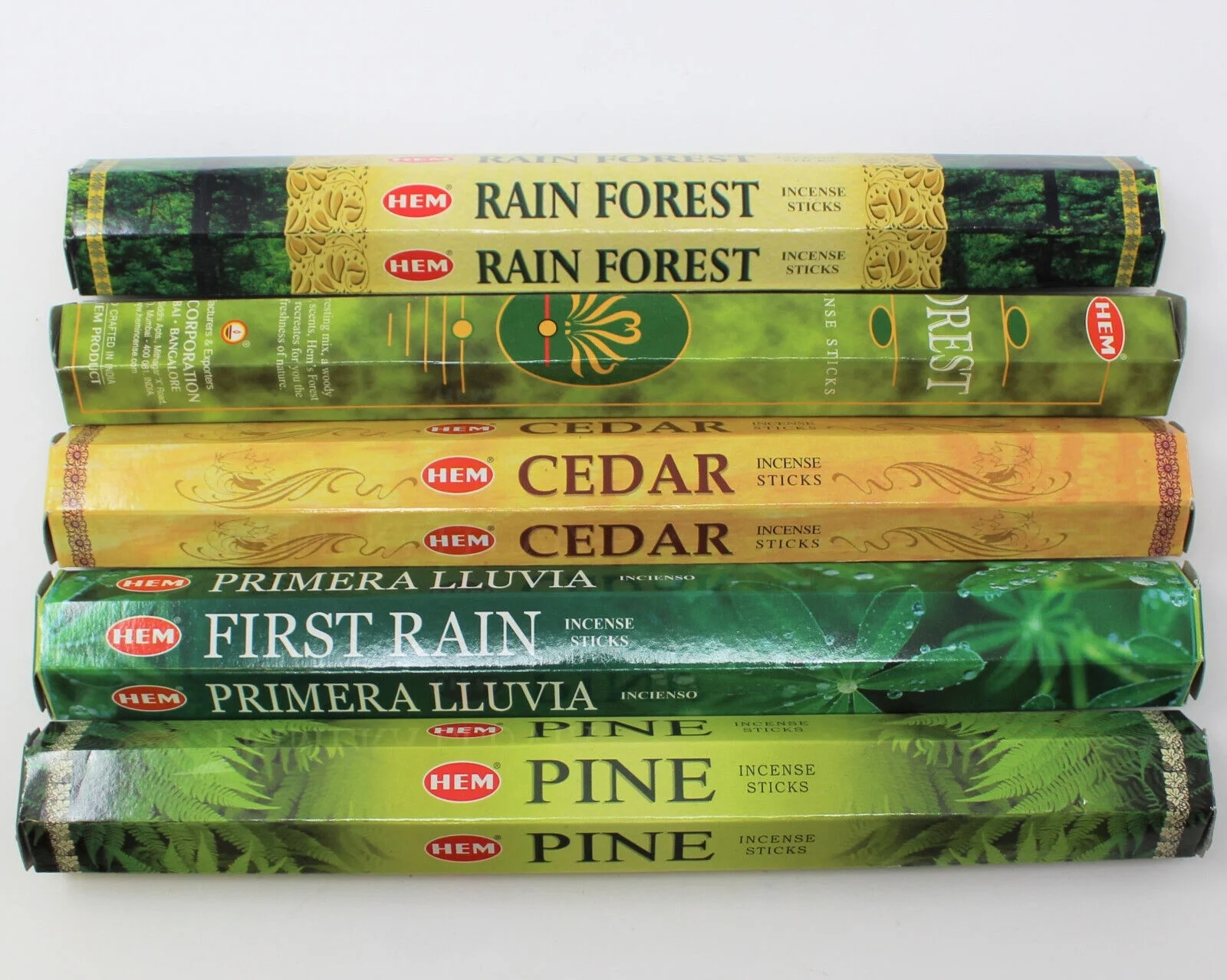 Incense Forest * Cedar * Pine * Rain Forest * First Rain 100 Sticks for Purification Relaxation Positivity Yoga Meditation