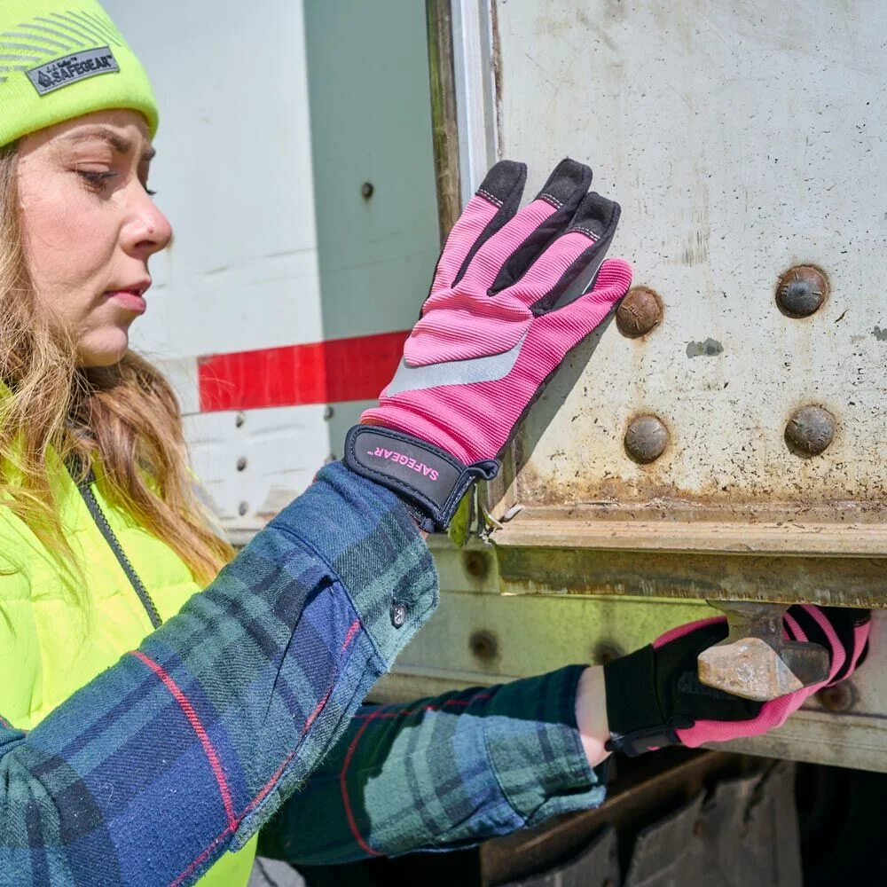 Women's Grip Work Gloves, Extra Small, 1 Pair, SAFEGEAR