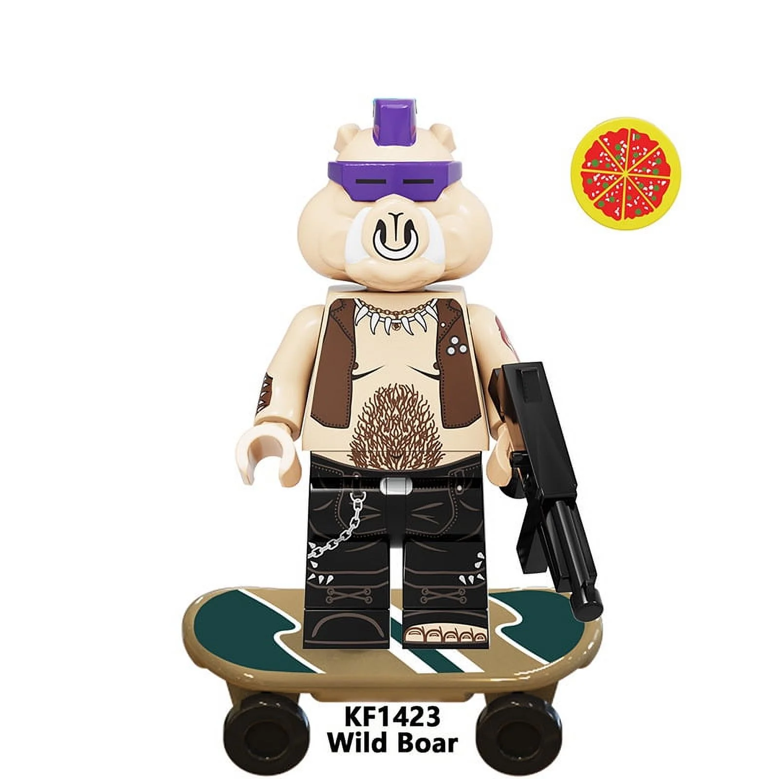 Teenage Mutant Ninja Turtles Mutant Mayhem Building Block Figure x 4 Sets C