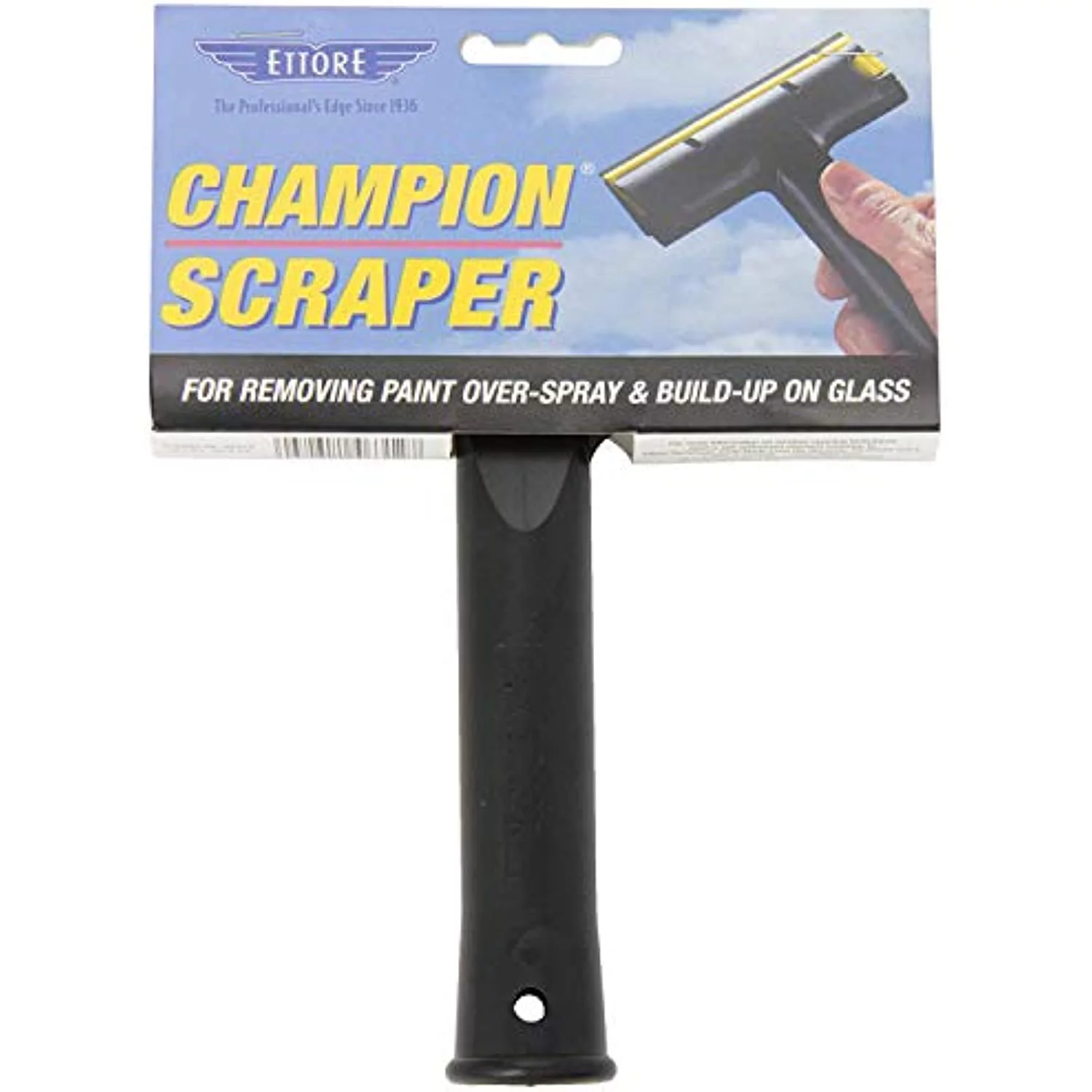 Ettore Champion Scraper, Yellow, Black