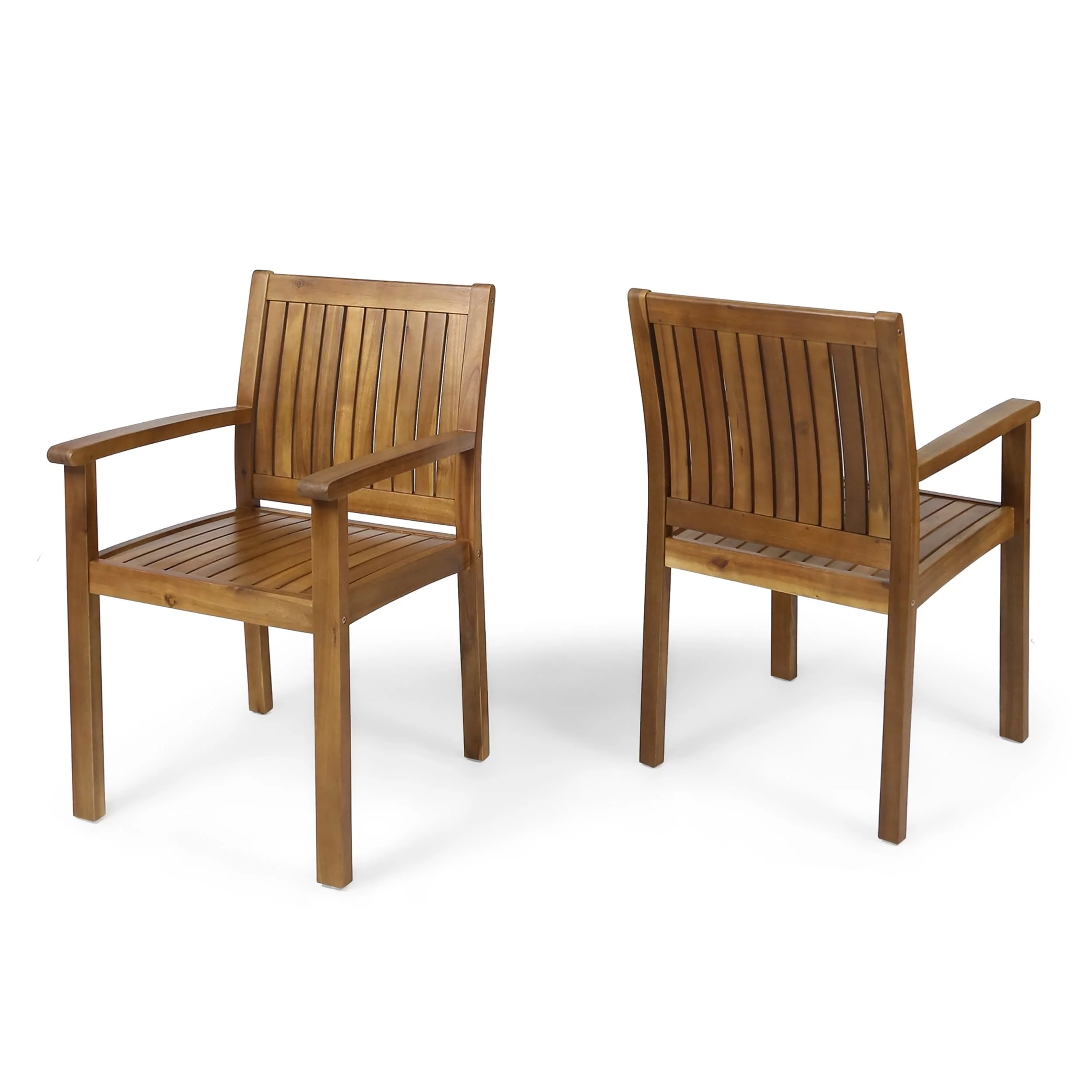 Christopher Knight Home Wilson Outdoor Acacia Wood Dining Chairs (Set of 2) by