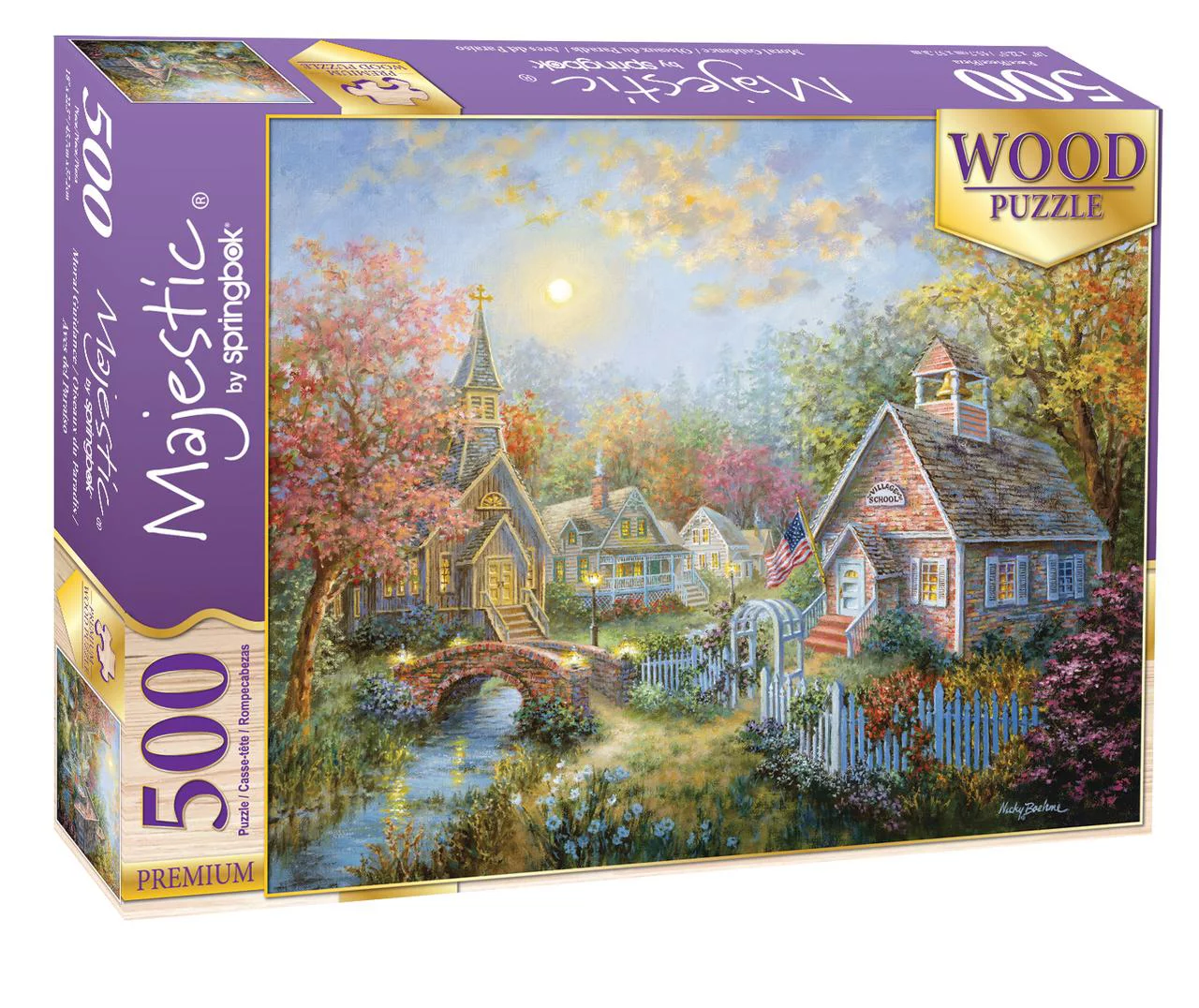 Springbok Majestic 500 Piece Wood Jigsaw Puzzle - Moral Guidance