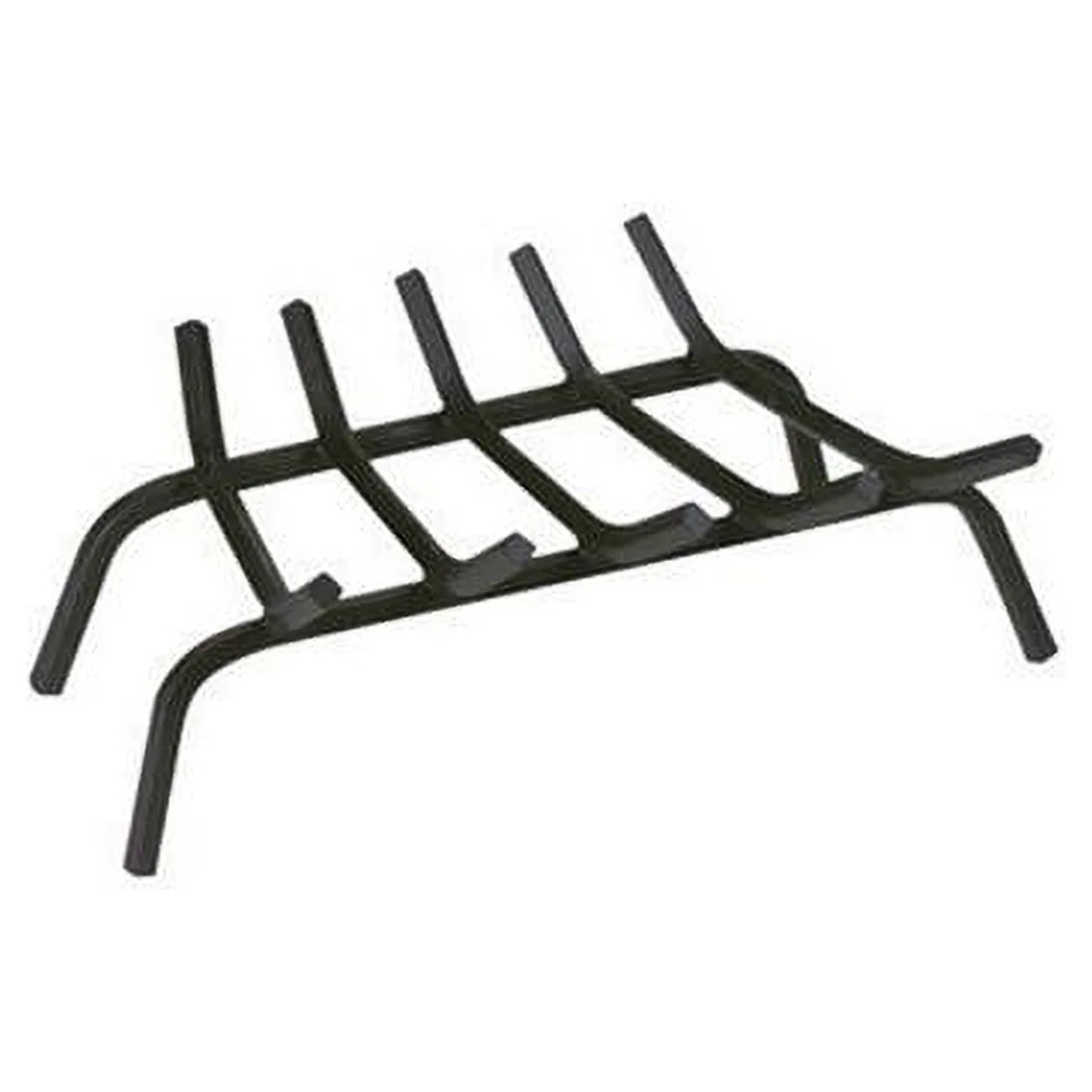 Panacea Black Matte Steel Fireplace Grate
