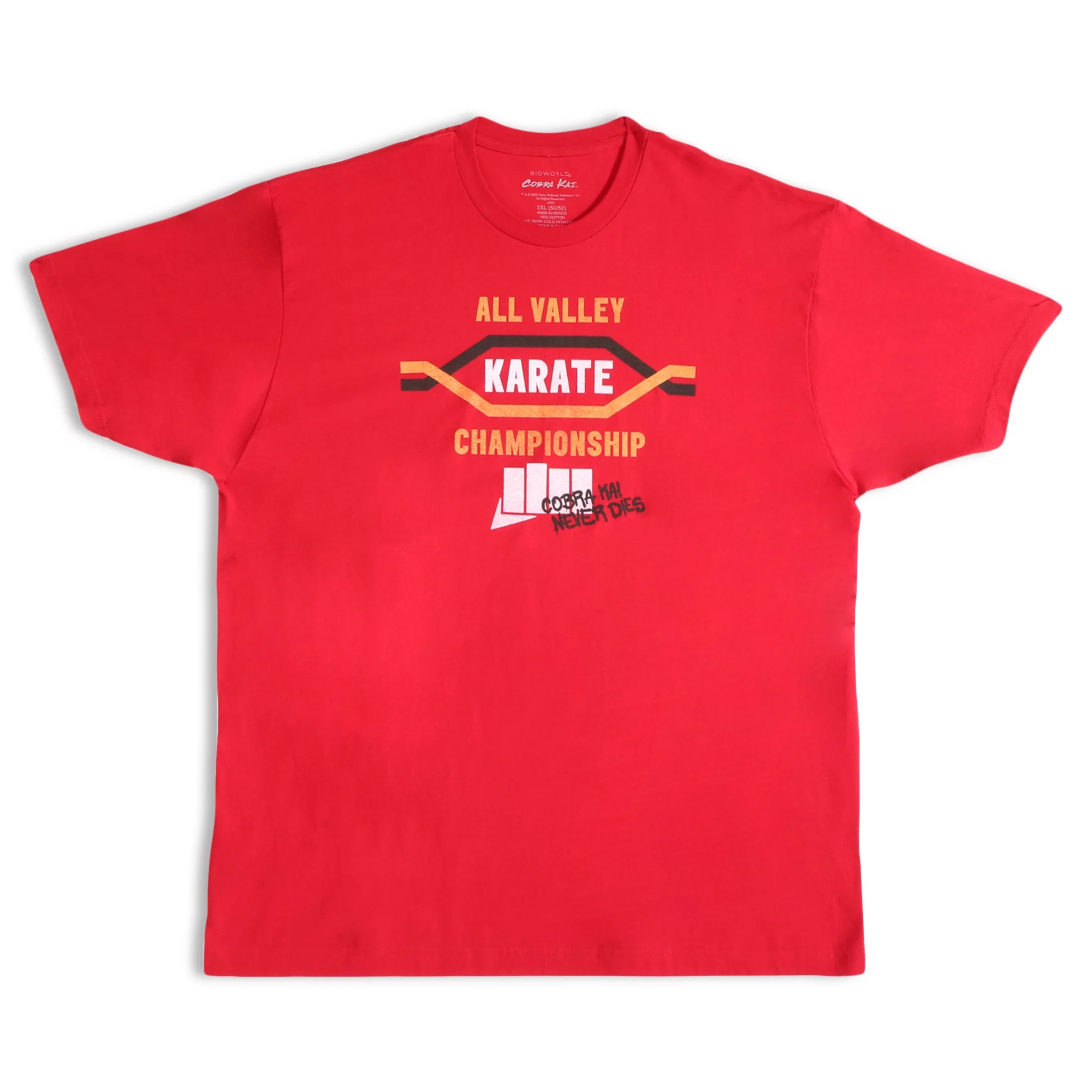 Cobra Kai Classic Logo Men's & Big Men's Graphic Tees, 2-Pack Bundle