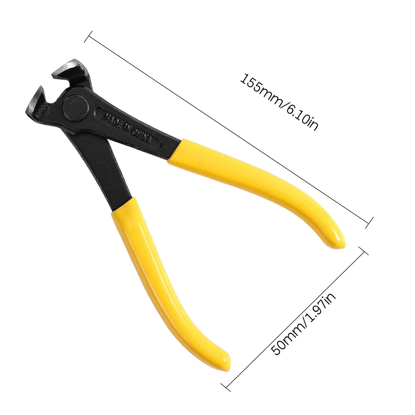 Muspor Fret Wire Cutter 6-inch End Nippers MX0361D Guitar String Scissors Luthier Nipper Tool Trimmer Puller Pliers for Musician and Guitar Repairing
