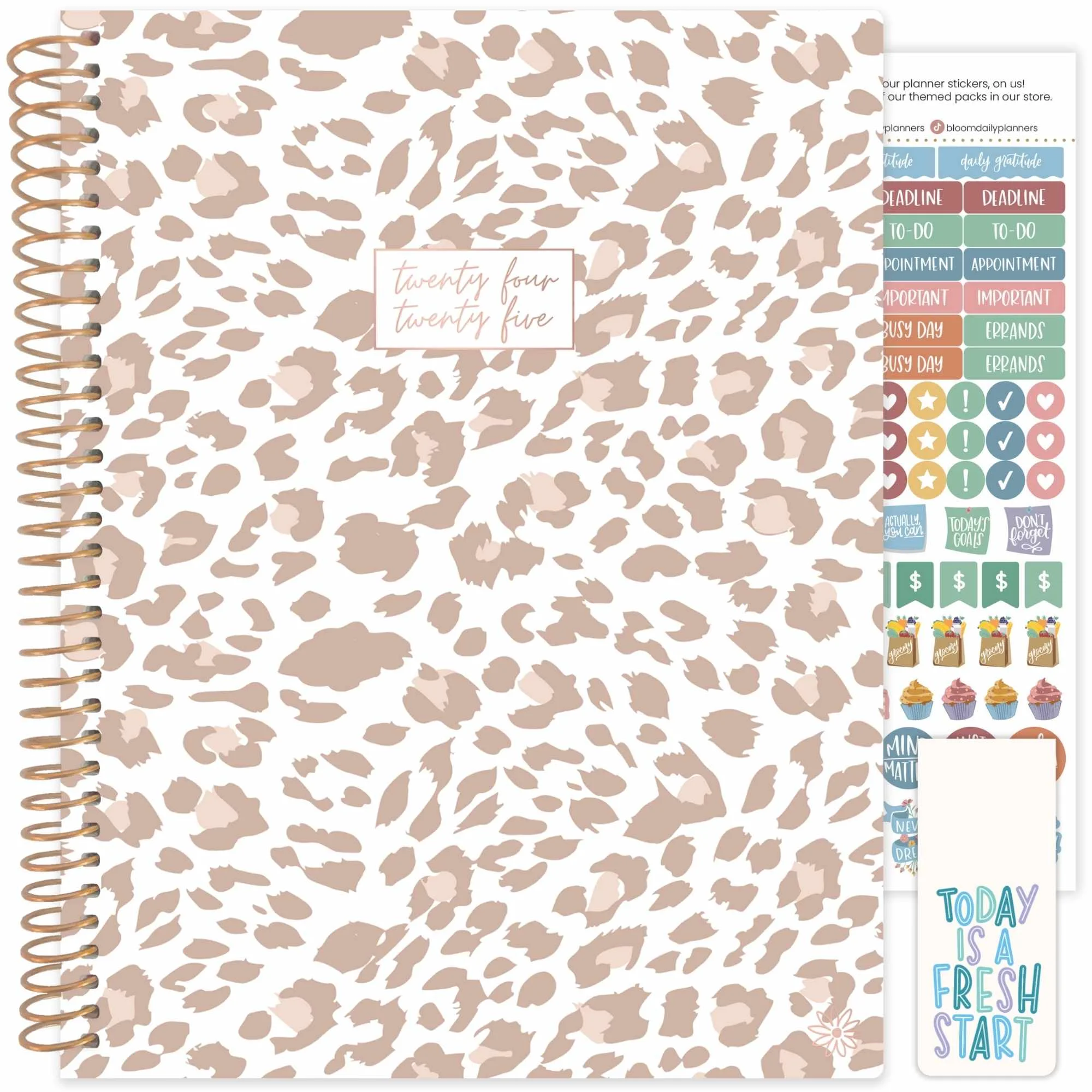 bloom daily planners 2024-25 Soft Cover Planner, 8.5