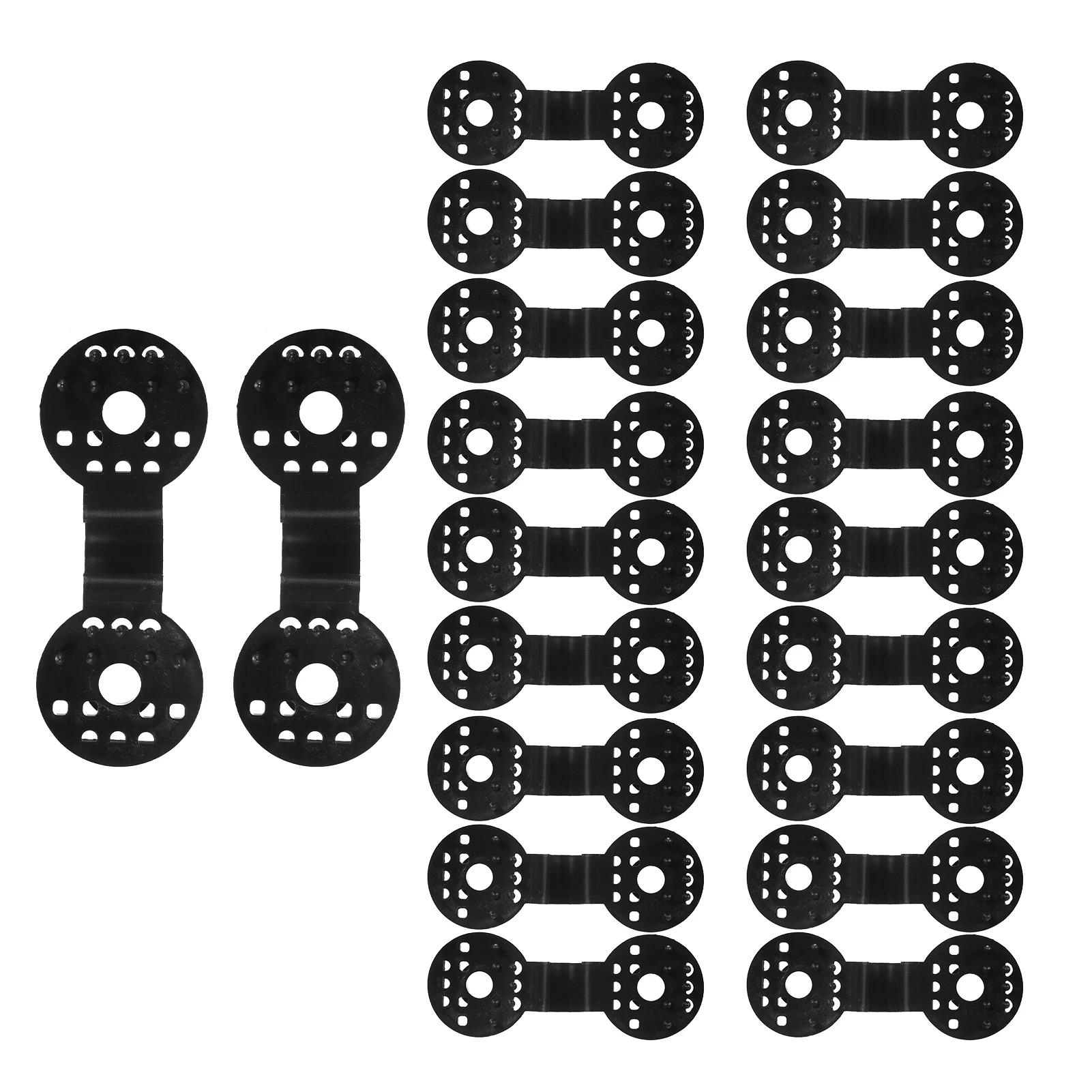 20Pcs Shade Cloth Clips Clips Shade Netting Black Clips for Greenhouse Garden Agricultural Fabric