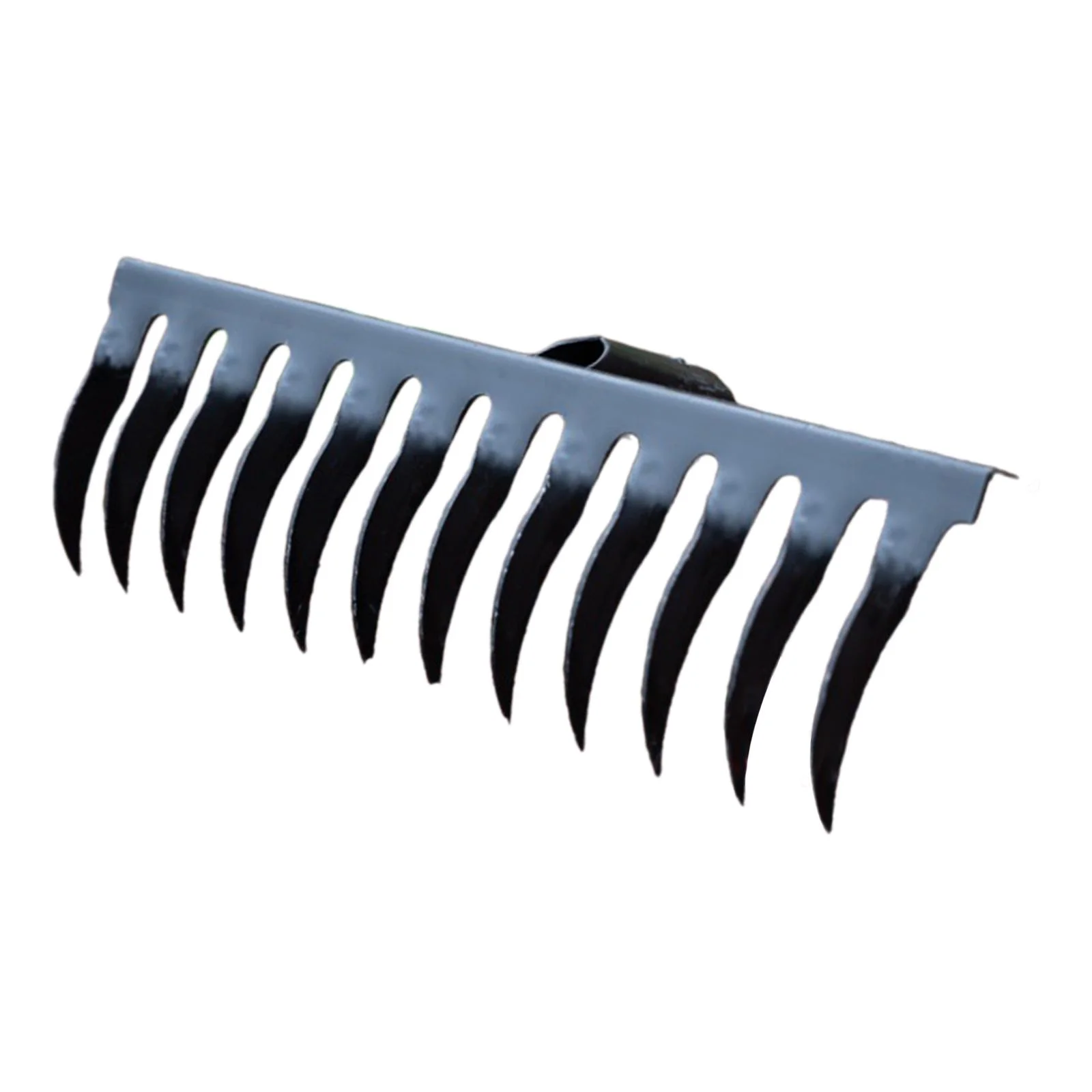 oshhnii Garden Hand Rake Head Metal Hoe Sharp Soil Rake for Yard Agriculture Plowing 12 Tines